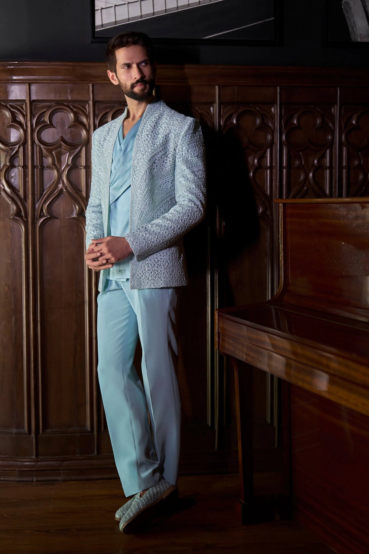 Blue Horizon Jacket set
