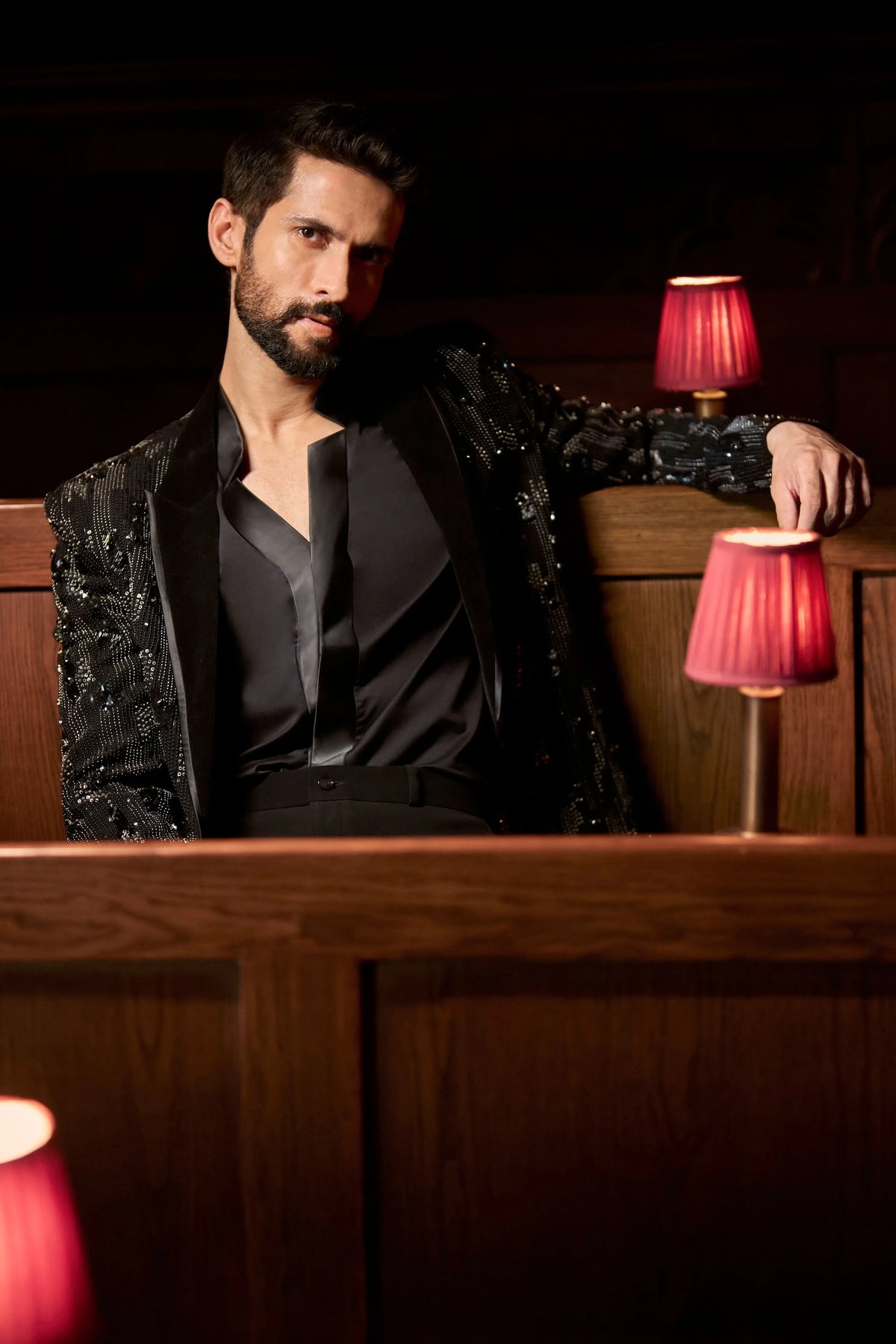 Midnight Monarch Blazer set