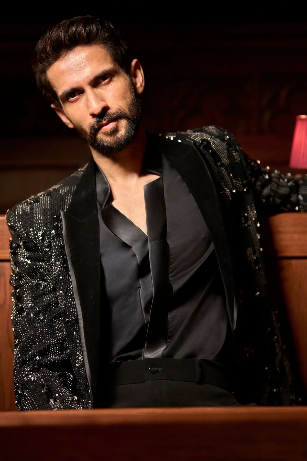 Midnight Monarch Blazer set