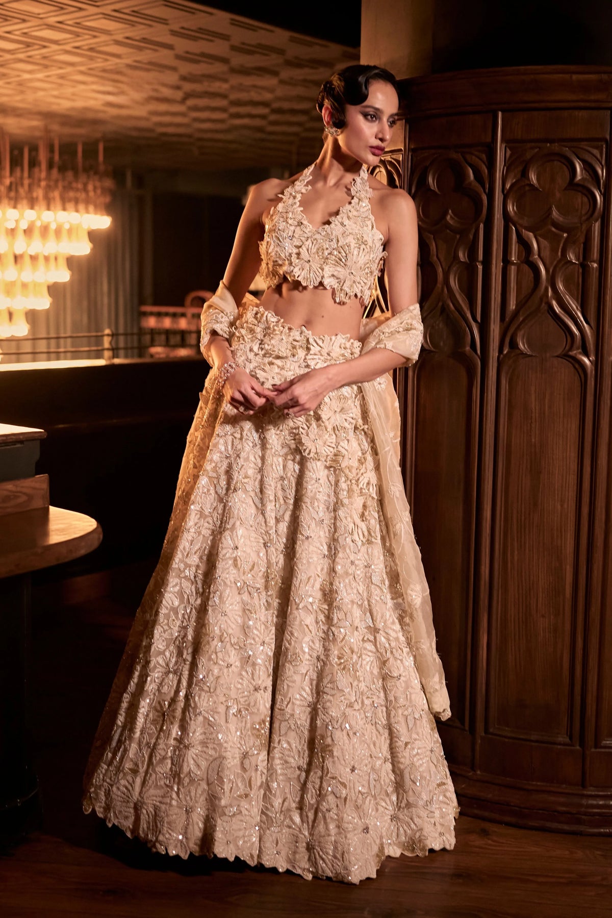 Lunar Bloom Lehenga Set