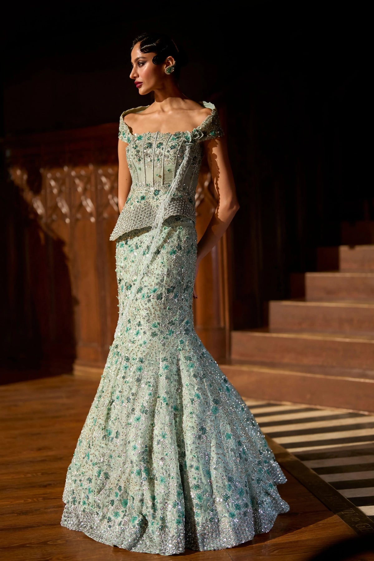 Jade Gimlet Lehenga Set