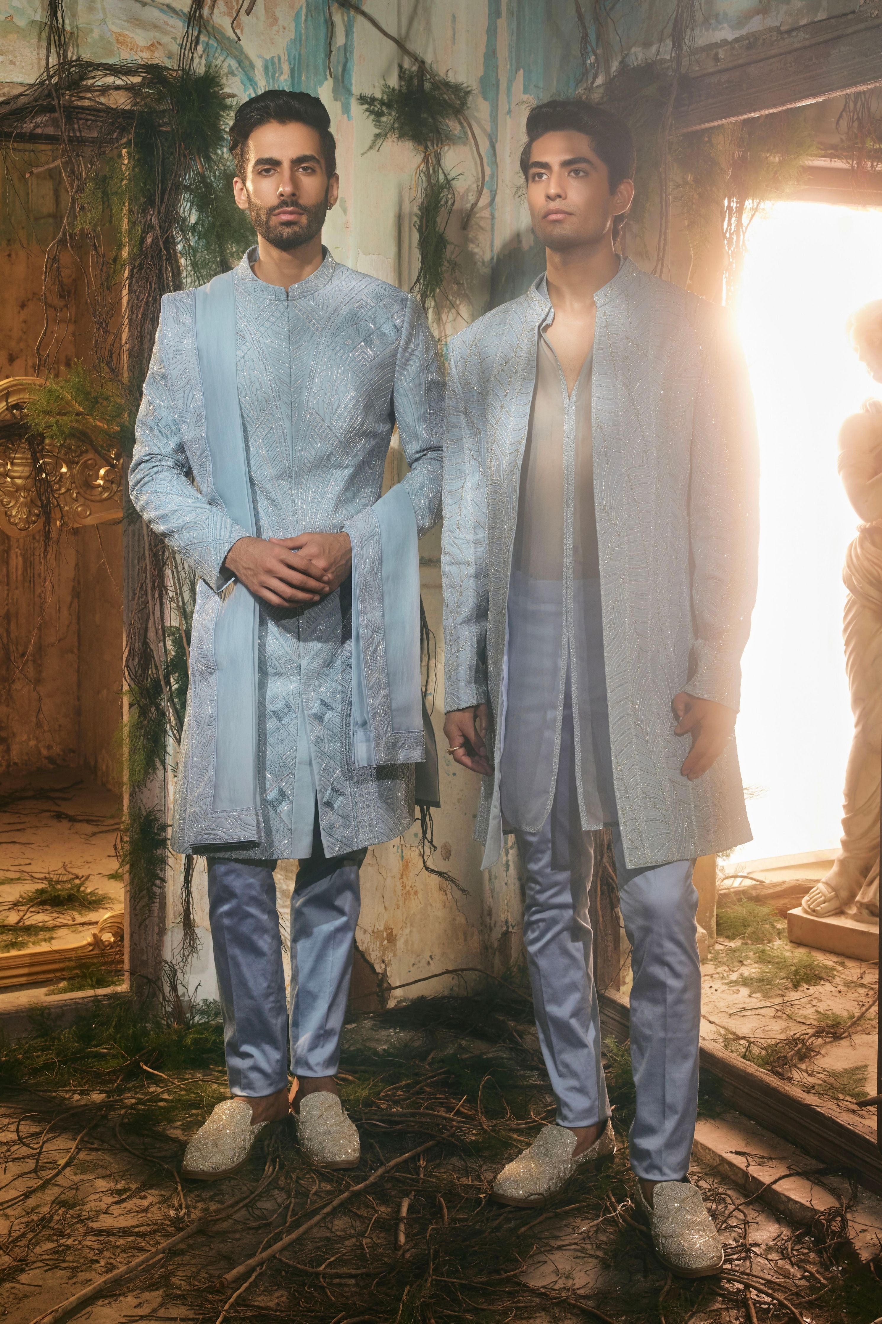 Azure Royale Sherwani Set
