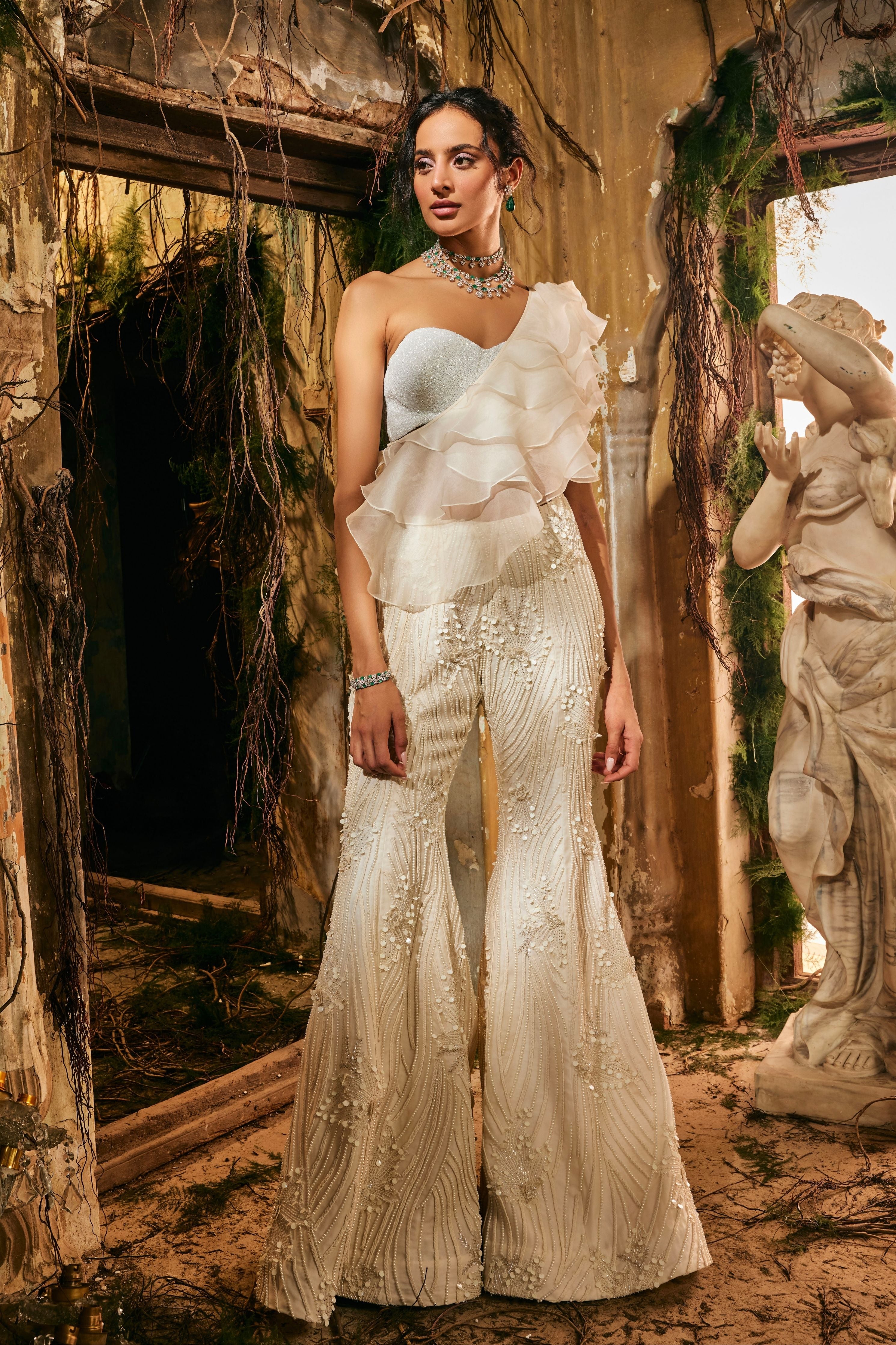 Opaline grace cape set