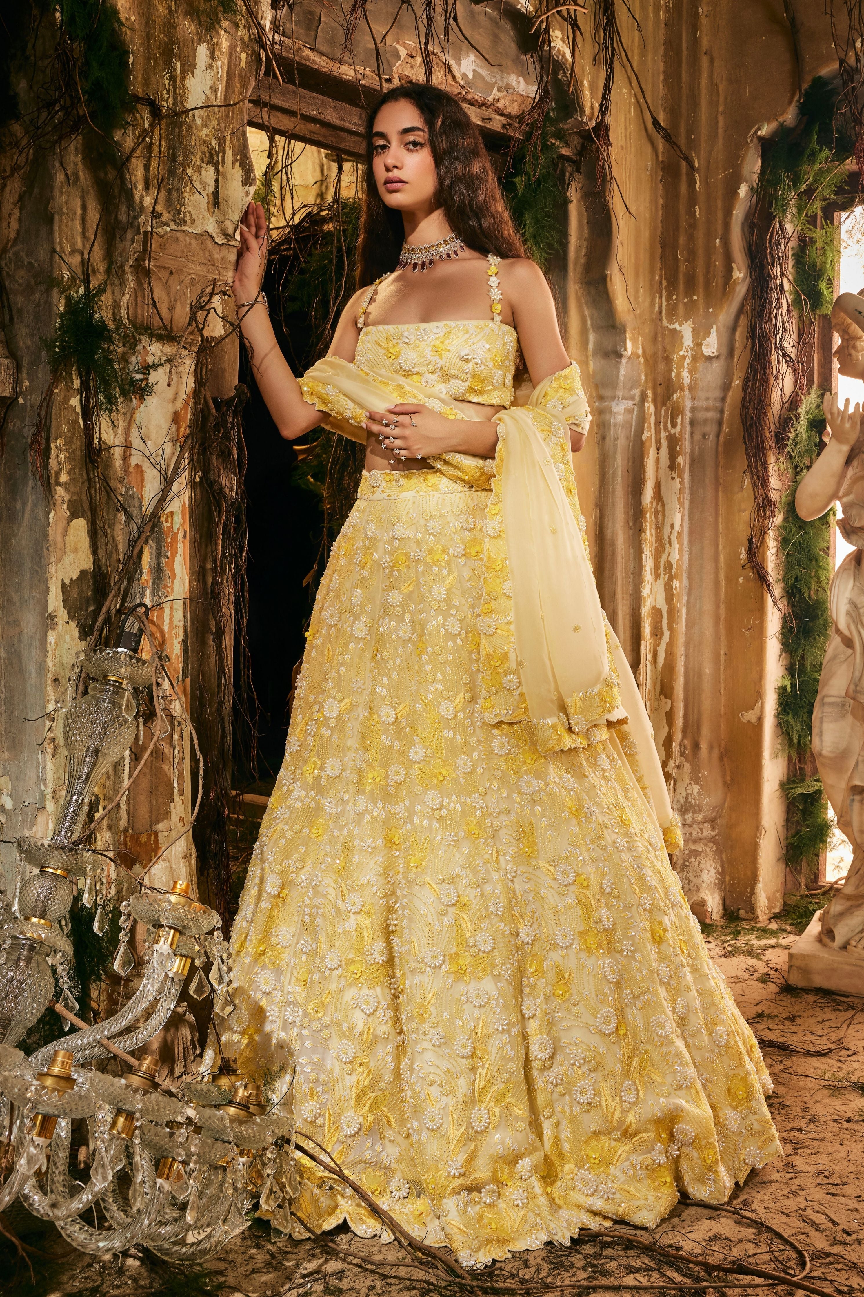Daisy dew lehenga set