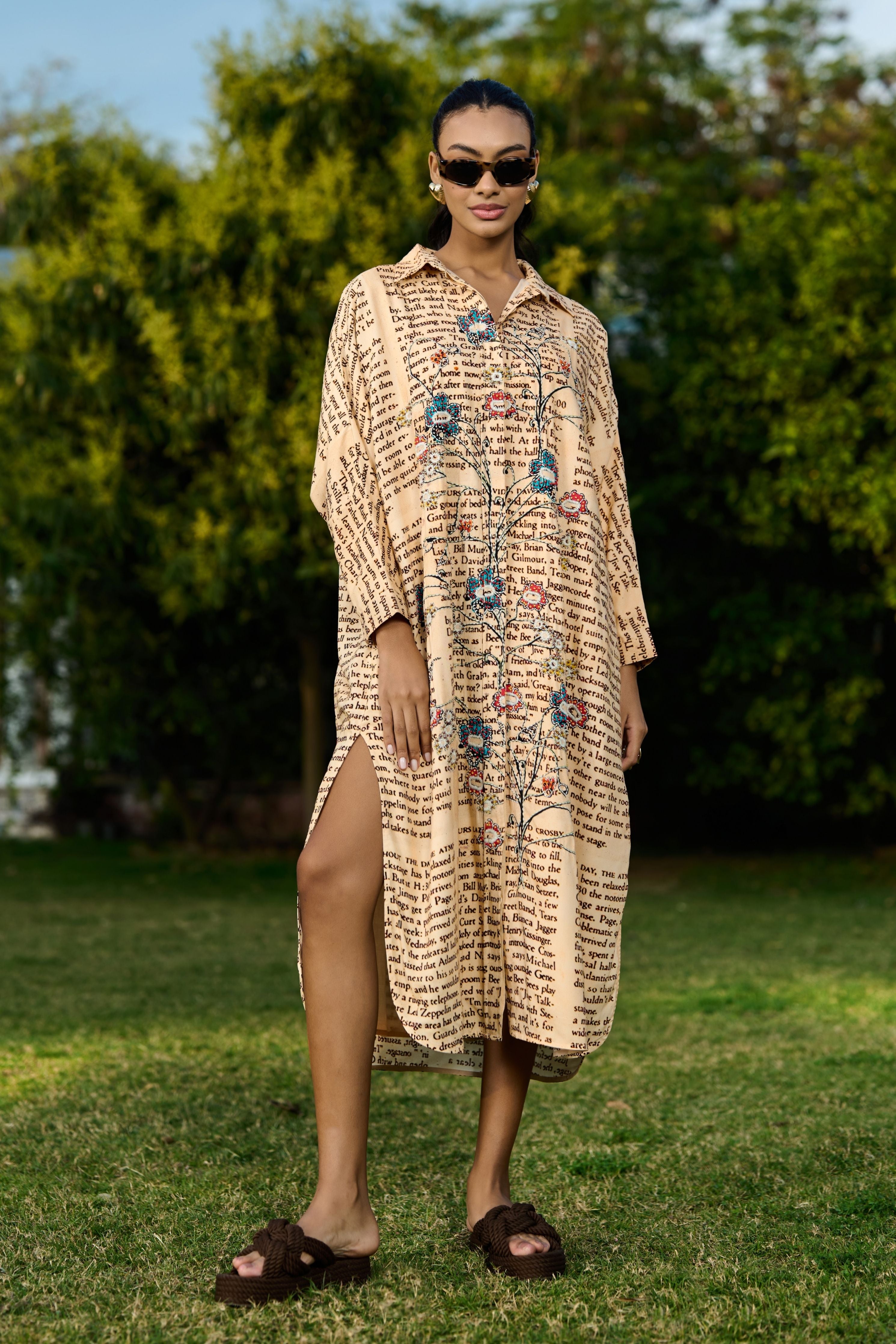 Dani Emboridered Shift Dress
