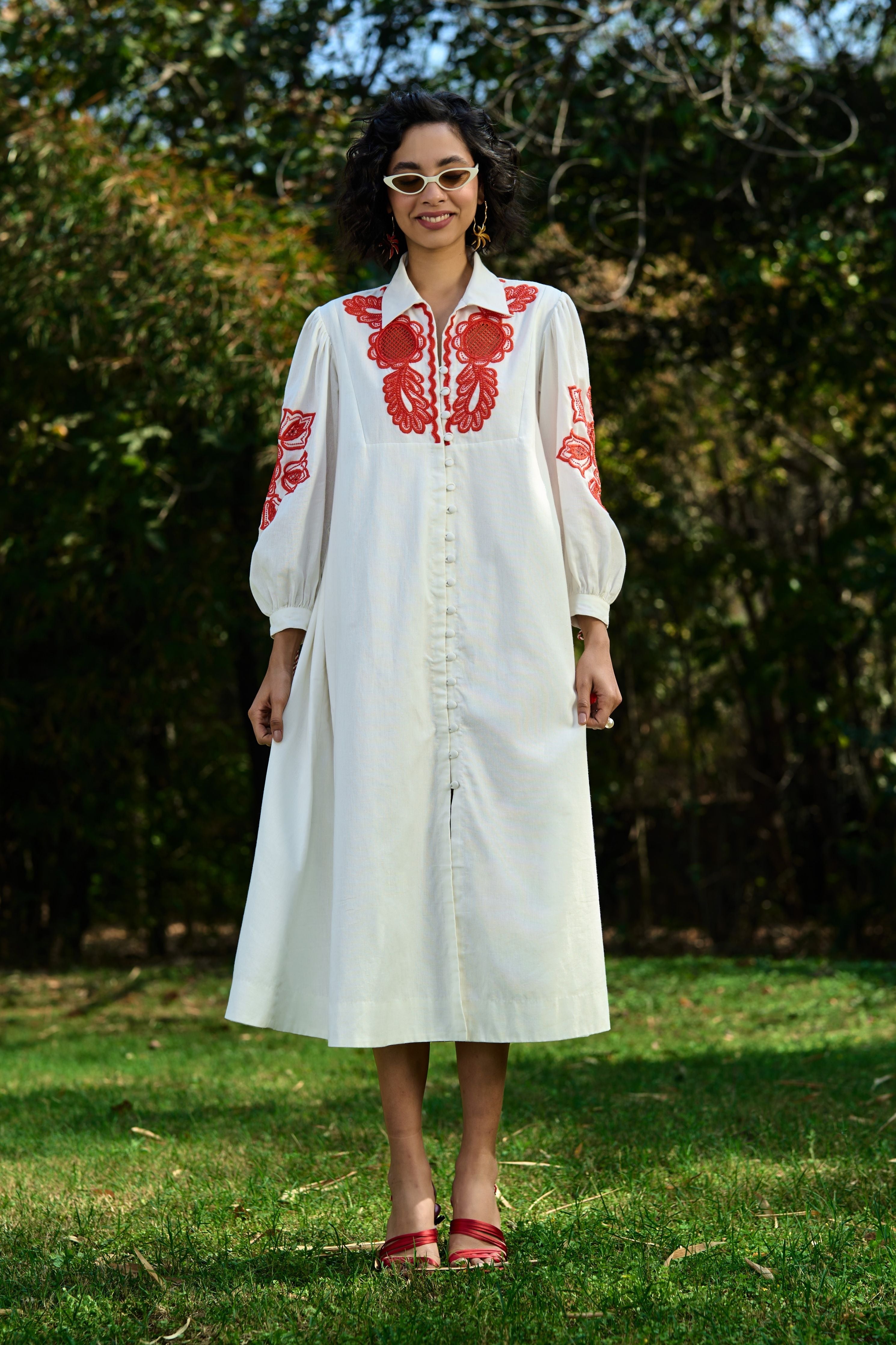 Ivar Embroidered Dress