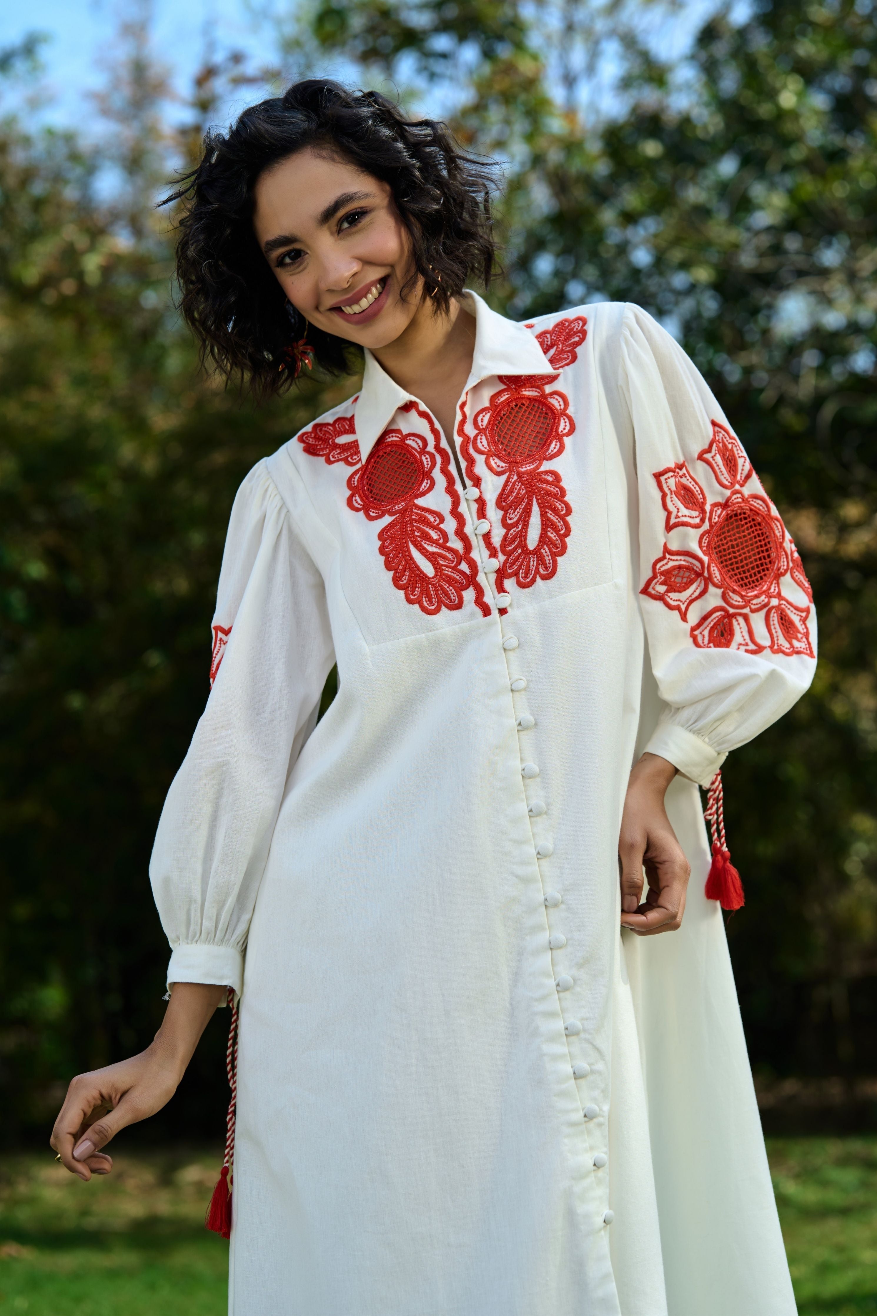 Ivar Embroidered Dress