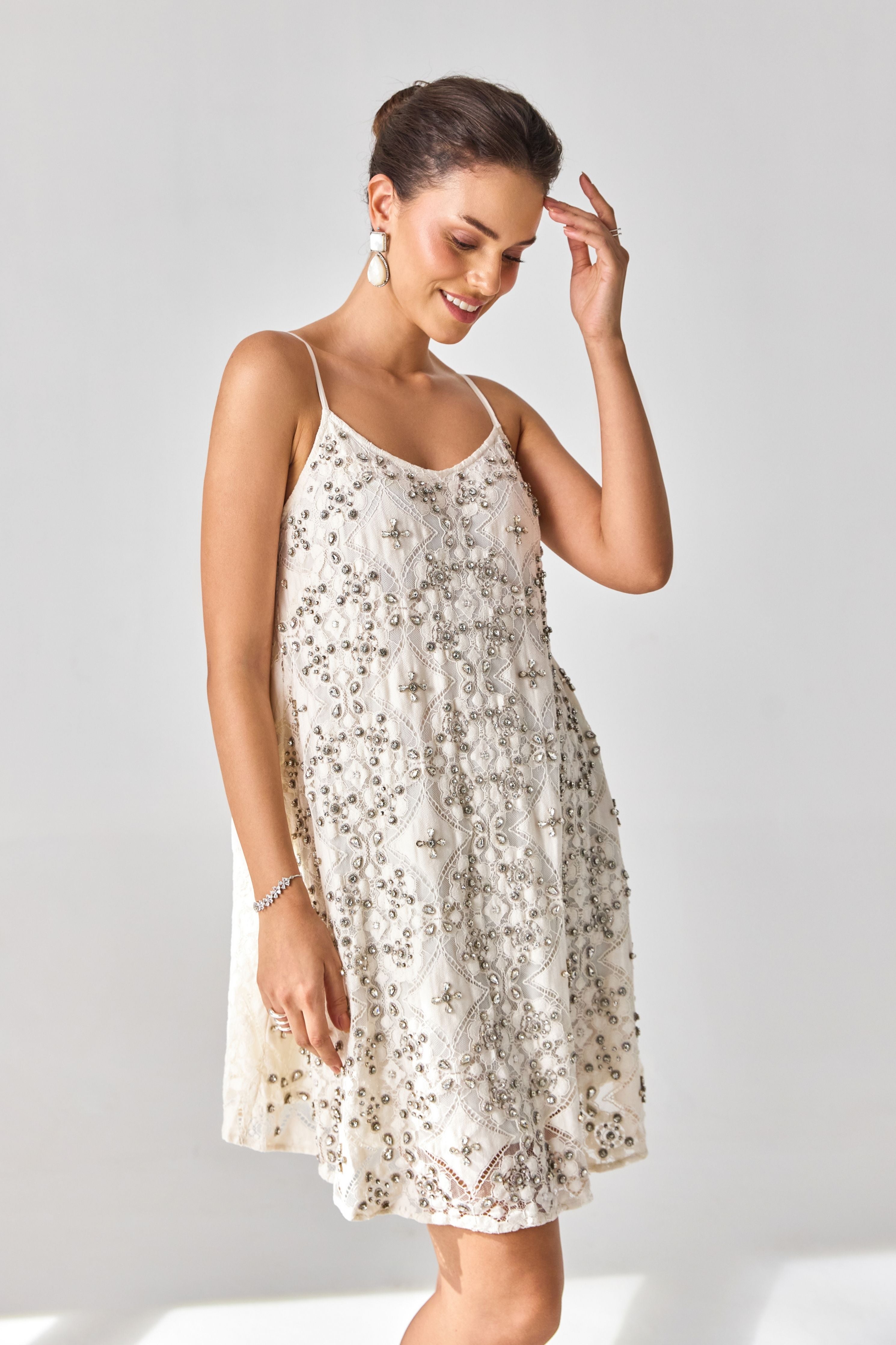 Rosa Anglasia Studded Dress