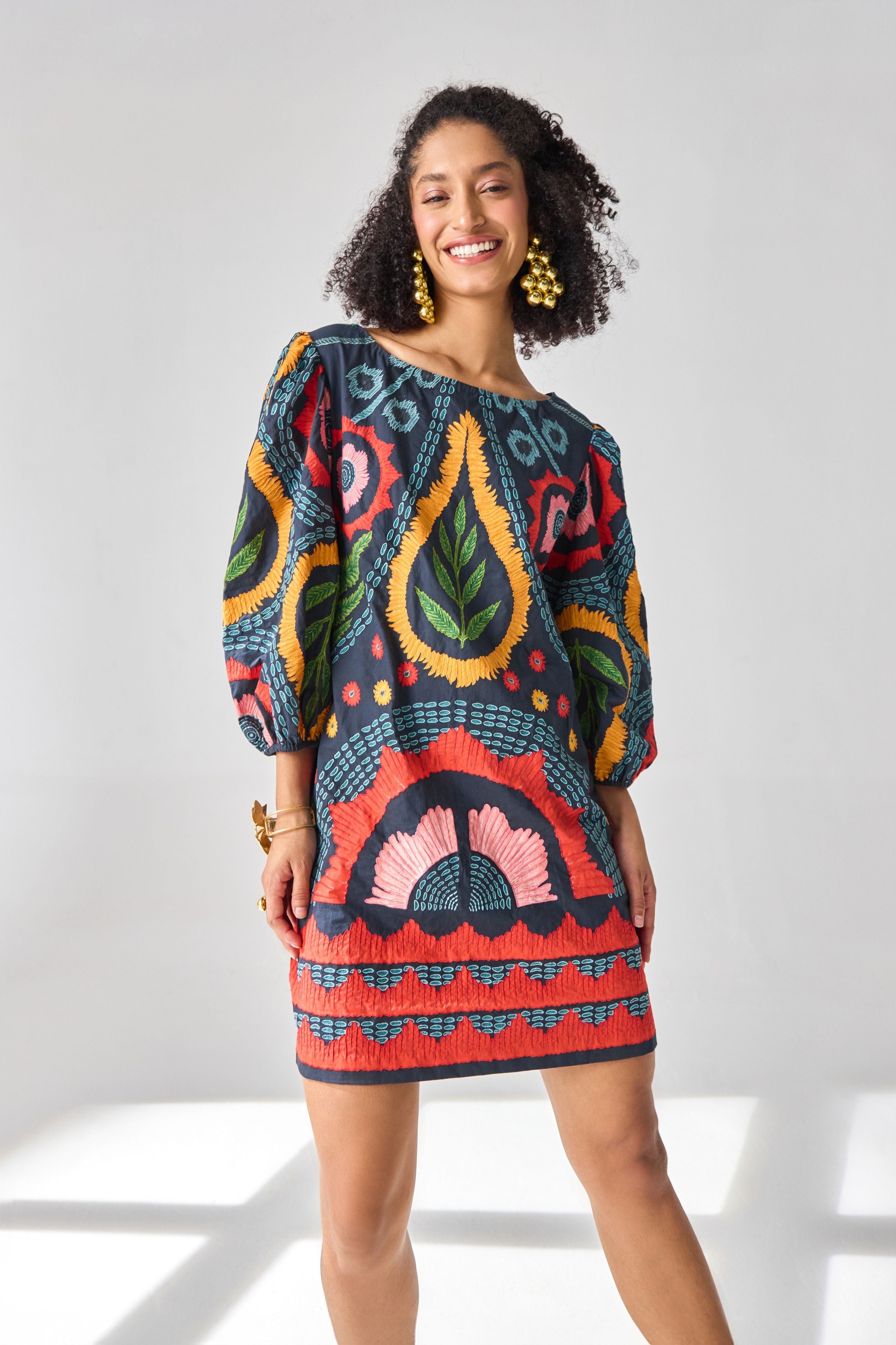 Jane Embroidered Dress
