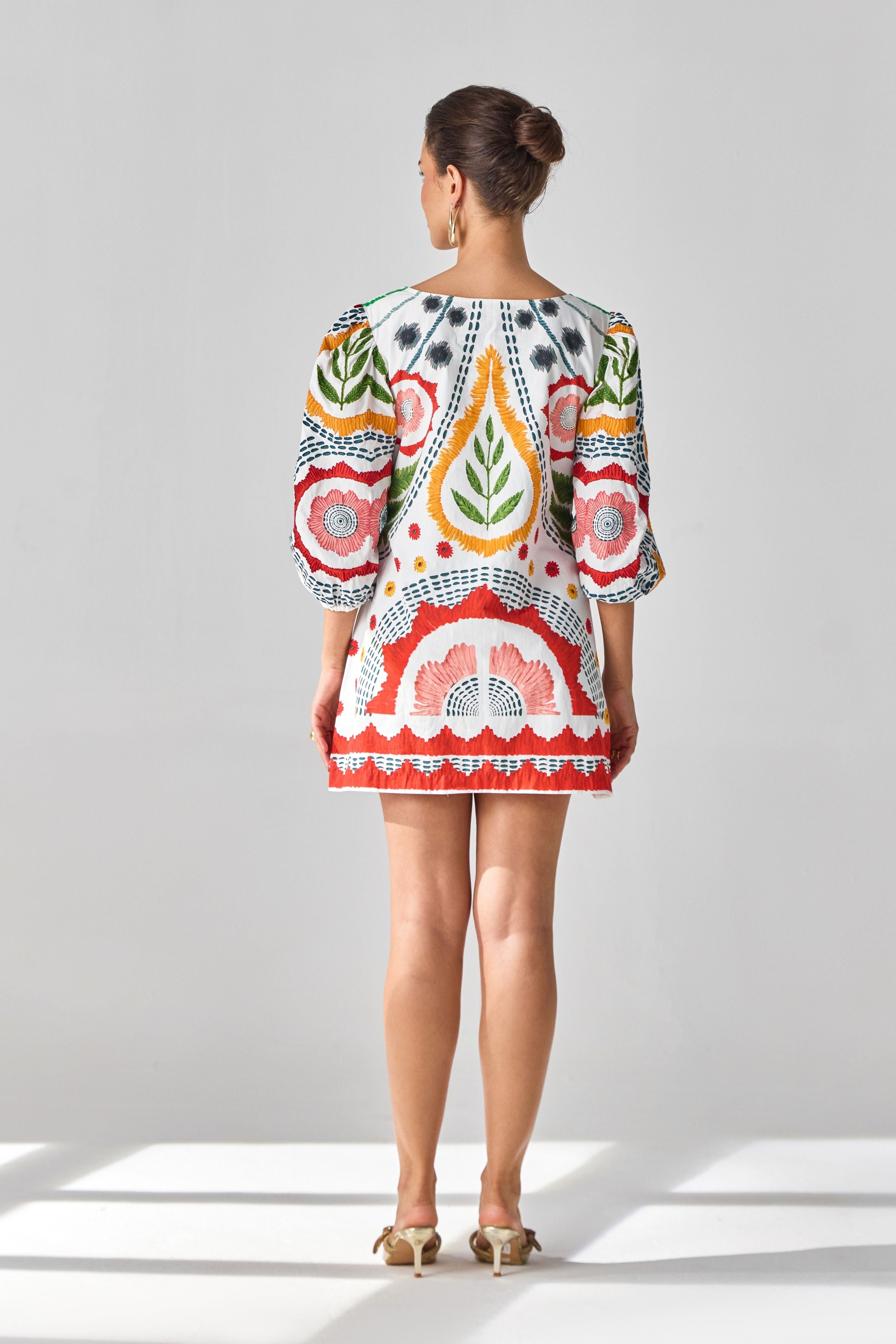 Claire Embroidered Dress