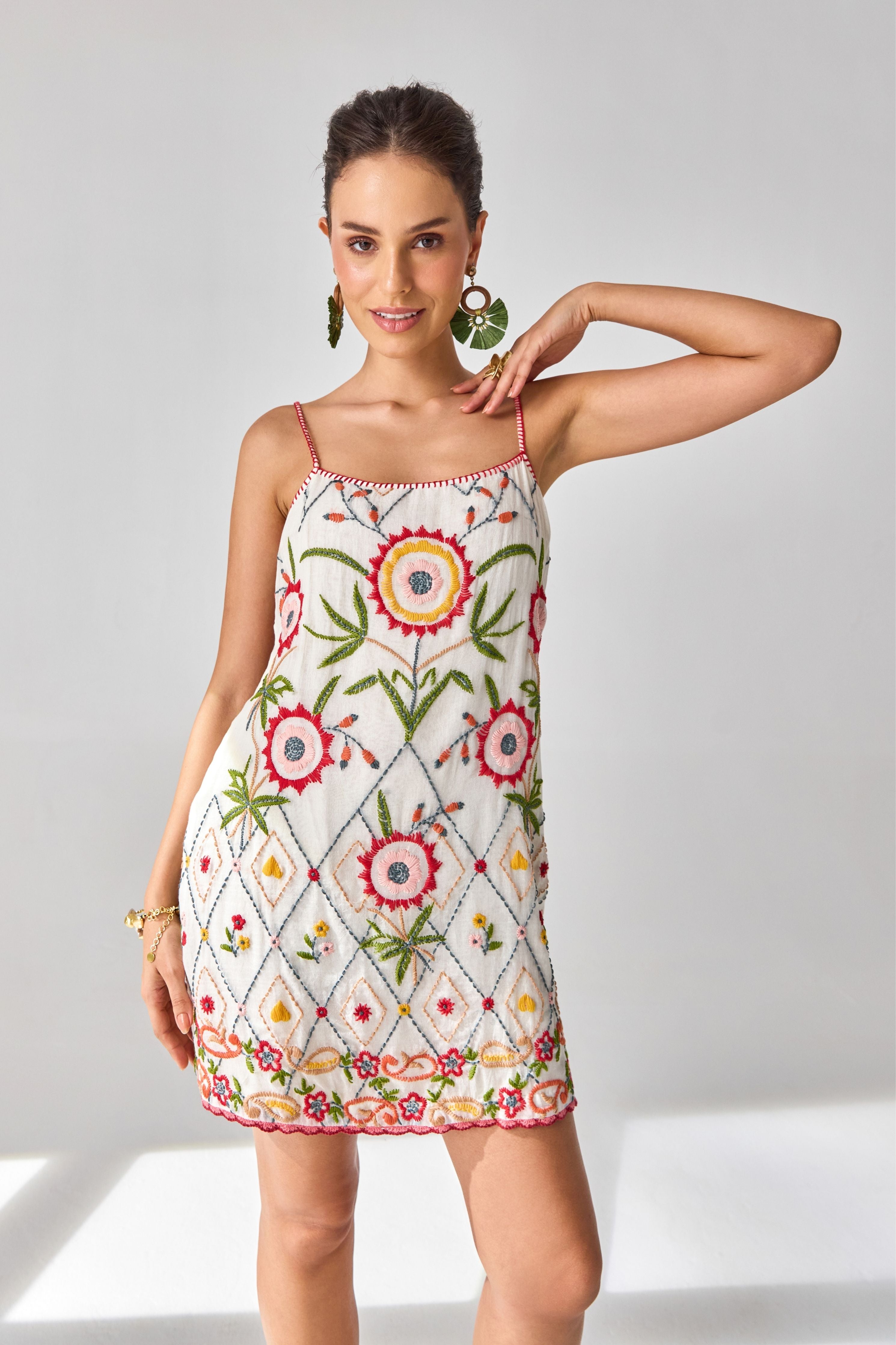 Siena Embroidered Dress