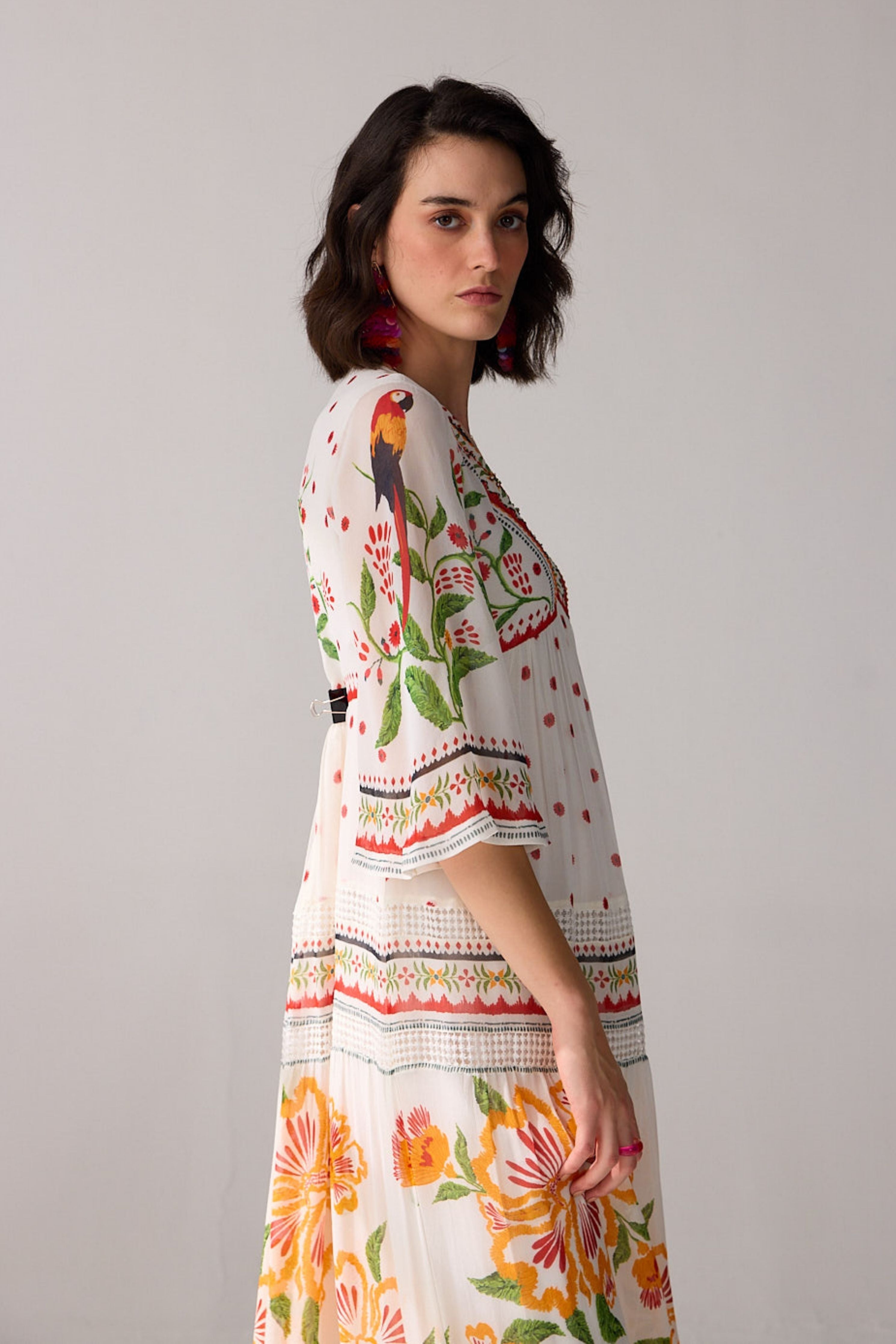 Delilah Embroidered Maxi Dress
