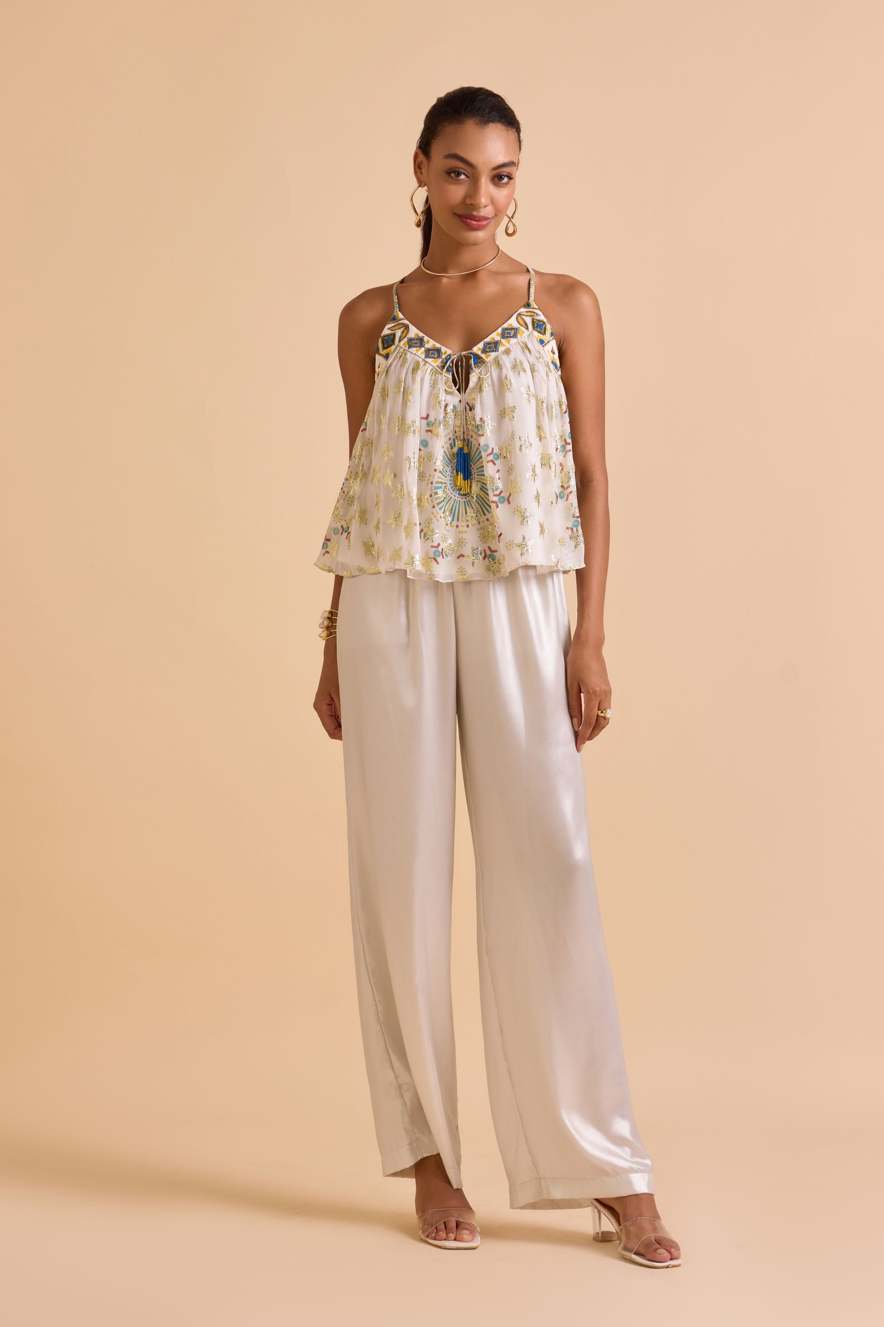 Zita Beaded Top