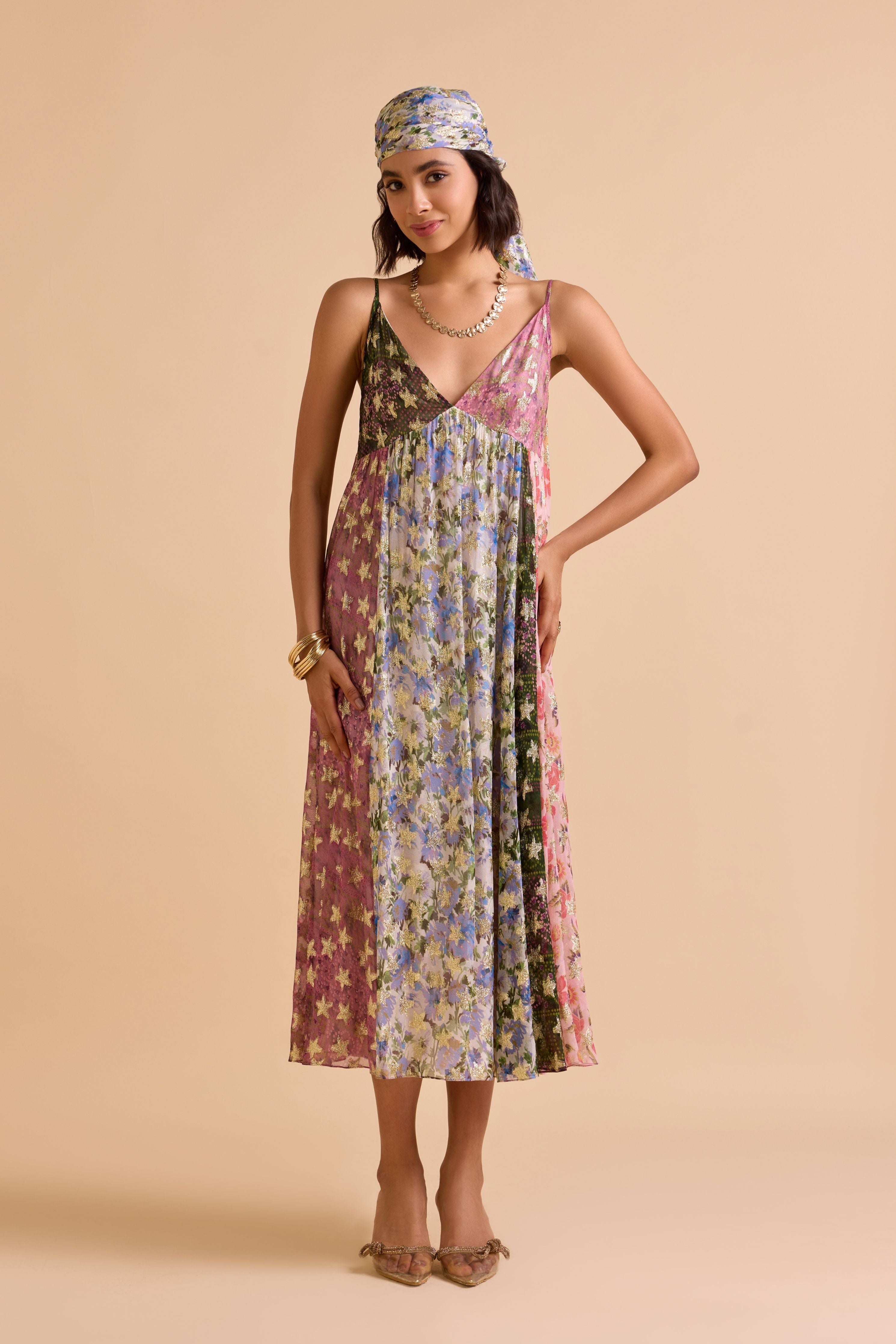 Irida Spaghetti Dress