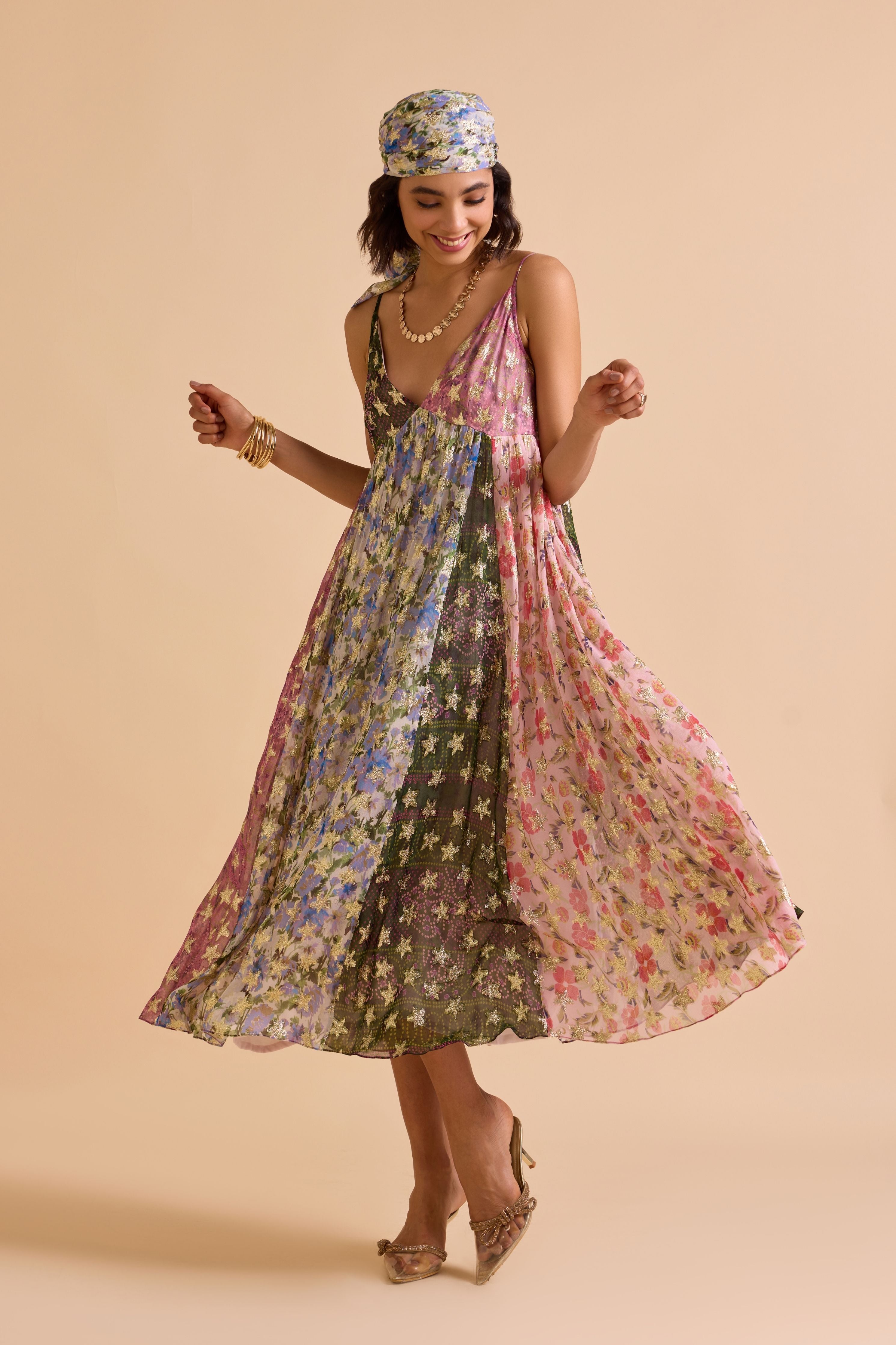 Irida Spaghetti Dress