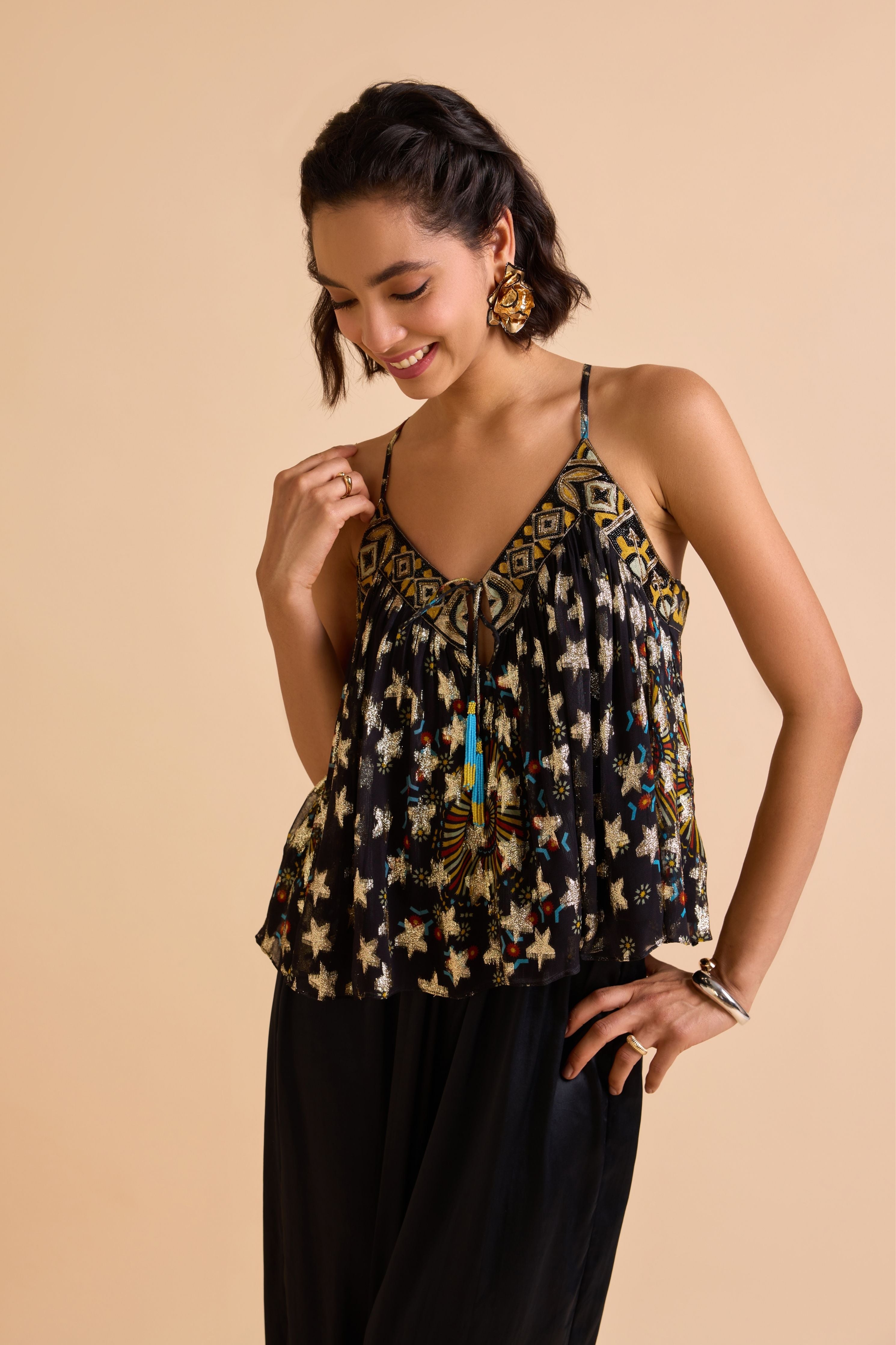 Xena  beaded Top