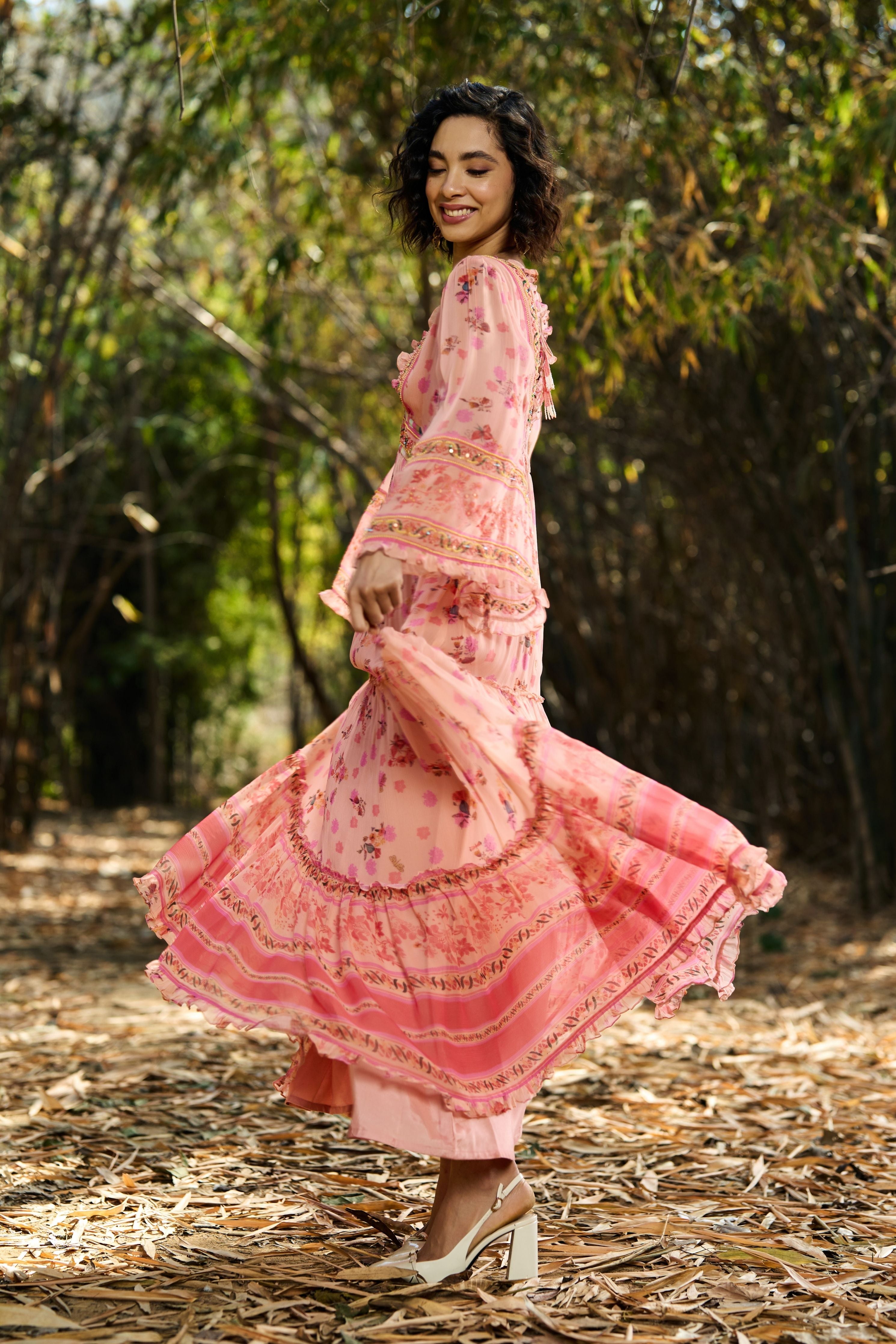 Joly Embroidered Maxi Dress