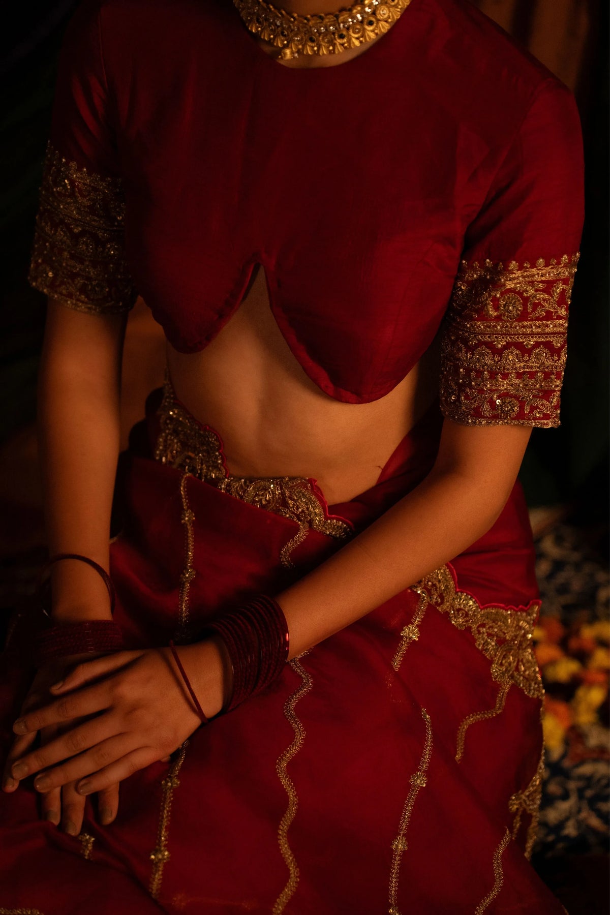 Hiranya Garbha Saree Set