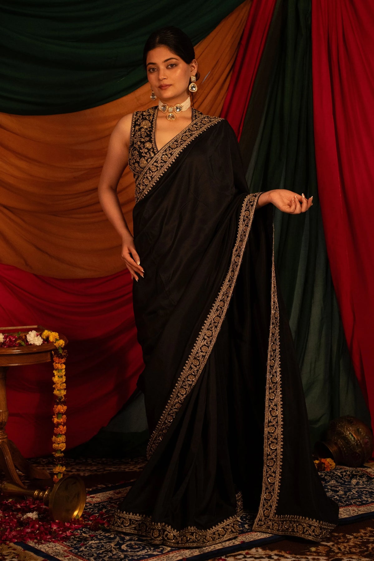Hemrang Nisha Saree Set
