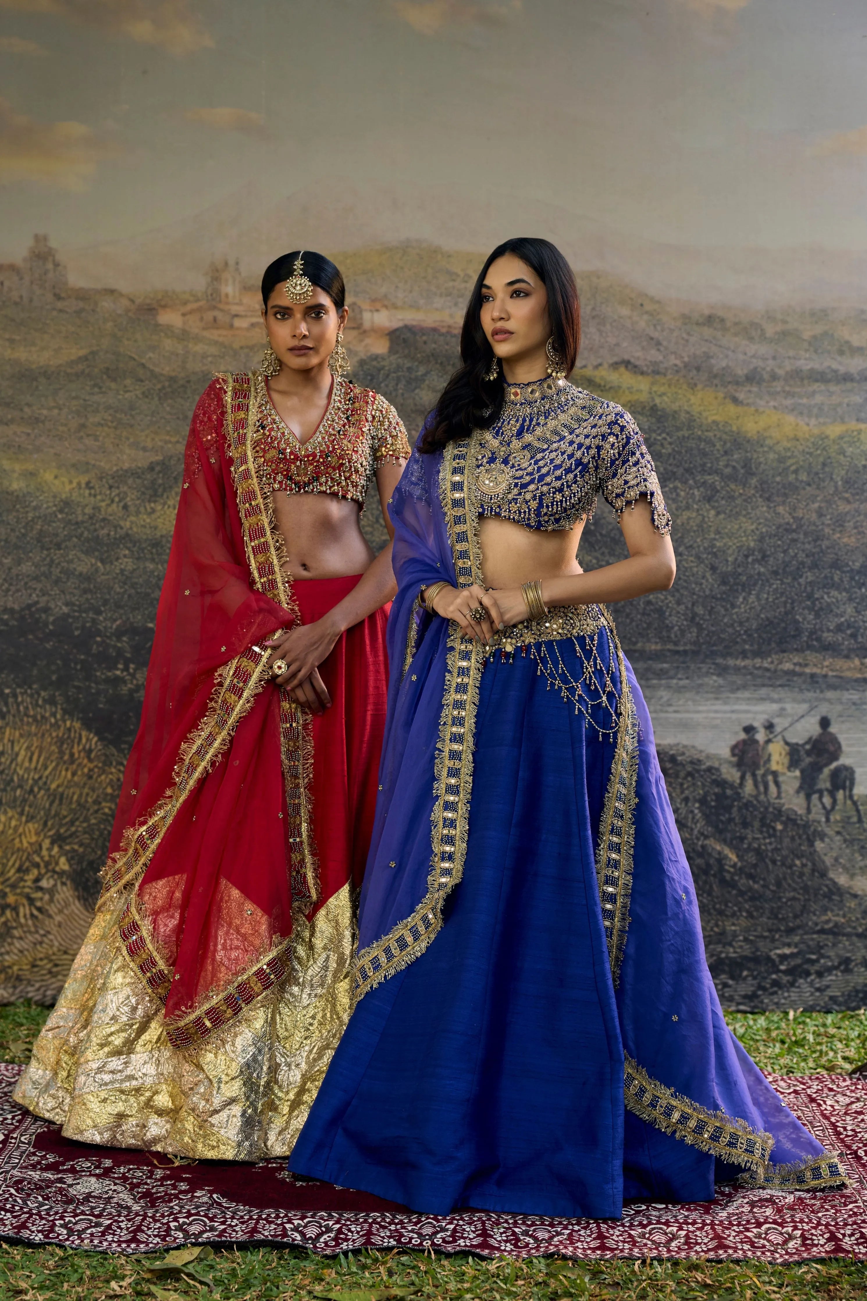Lalima Jadau Lehenga Set