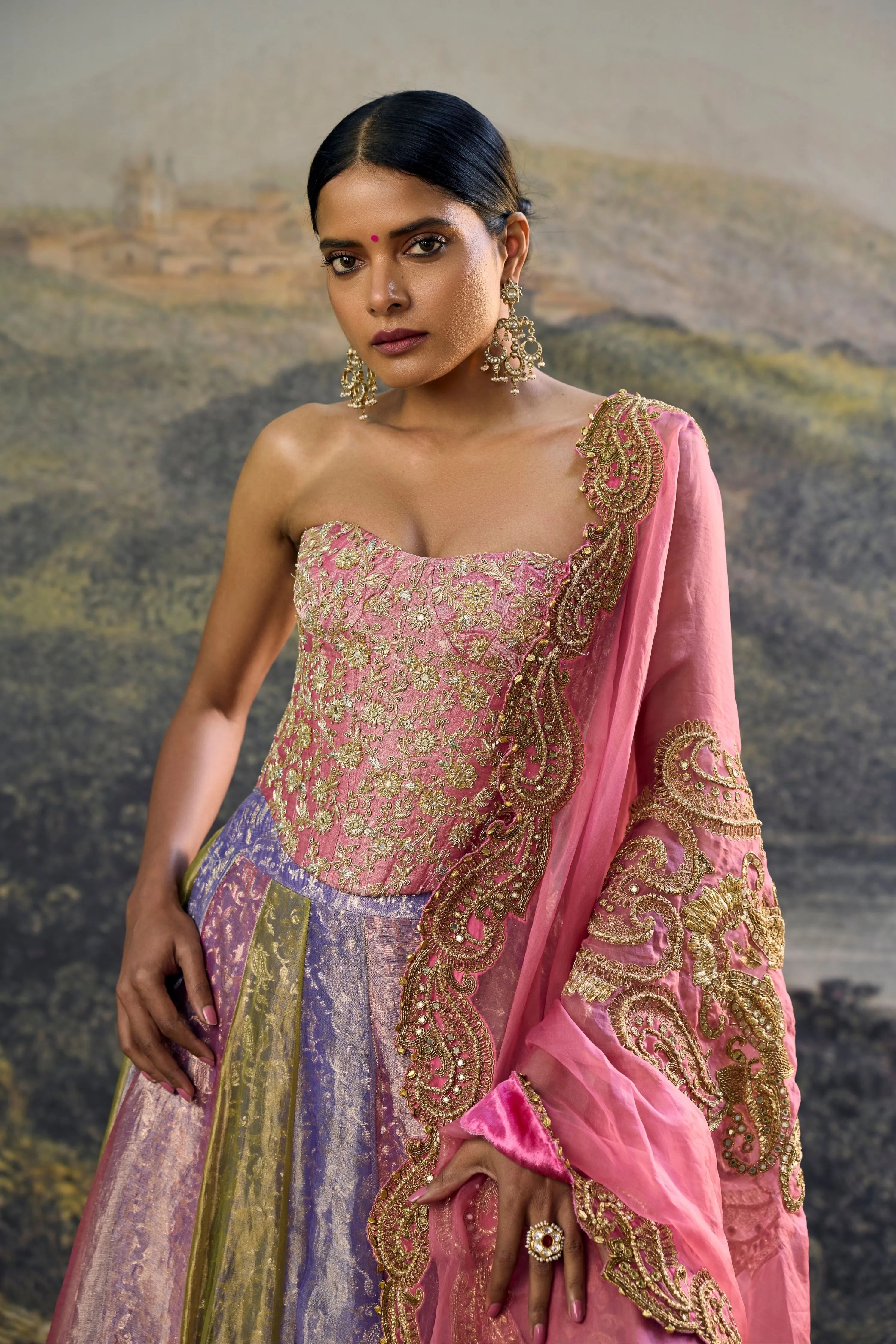 Rangoli Zari Lehenga Set