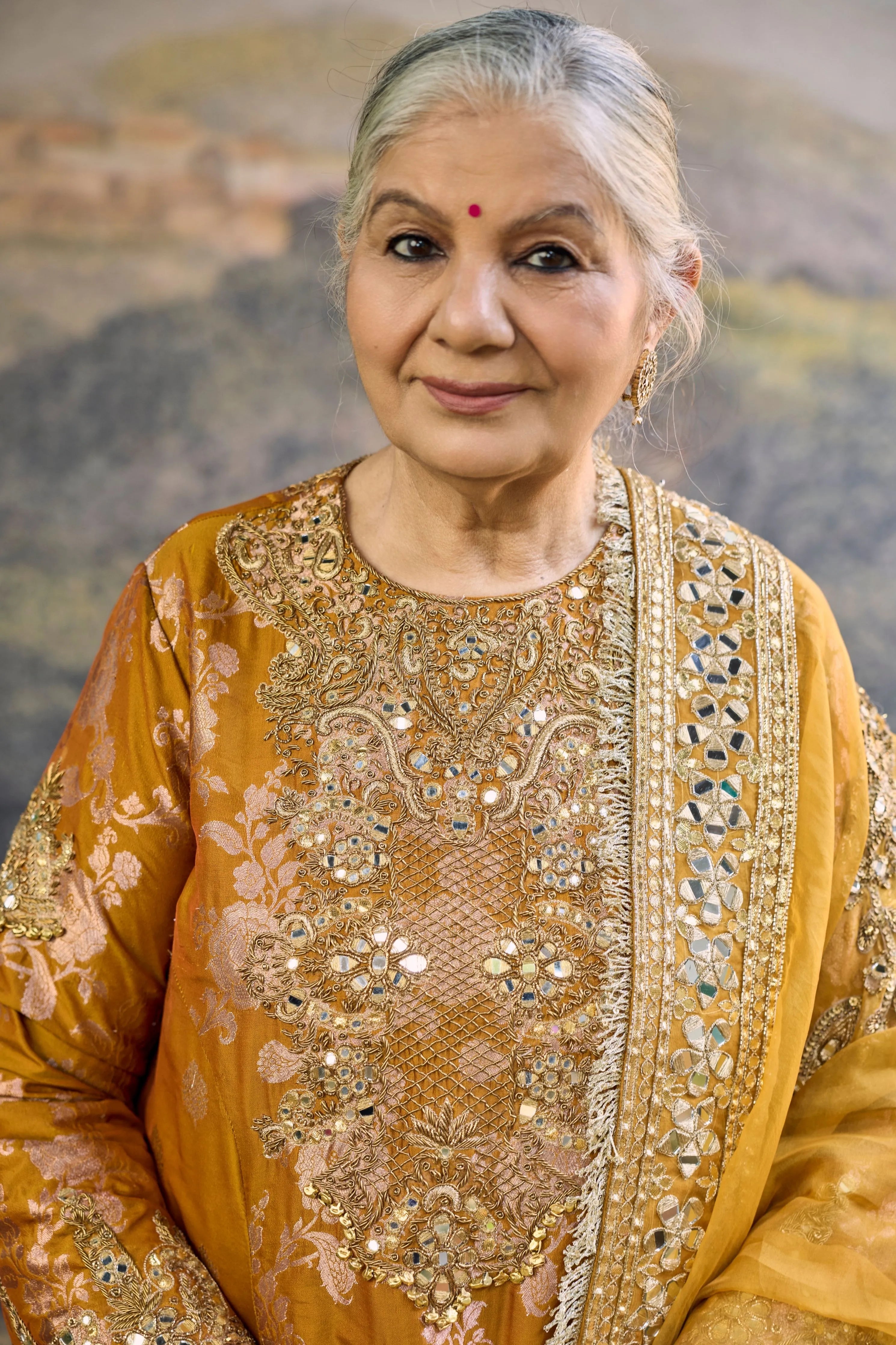 Sunehri Zari Sharara Set