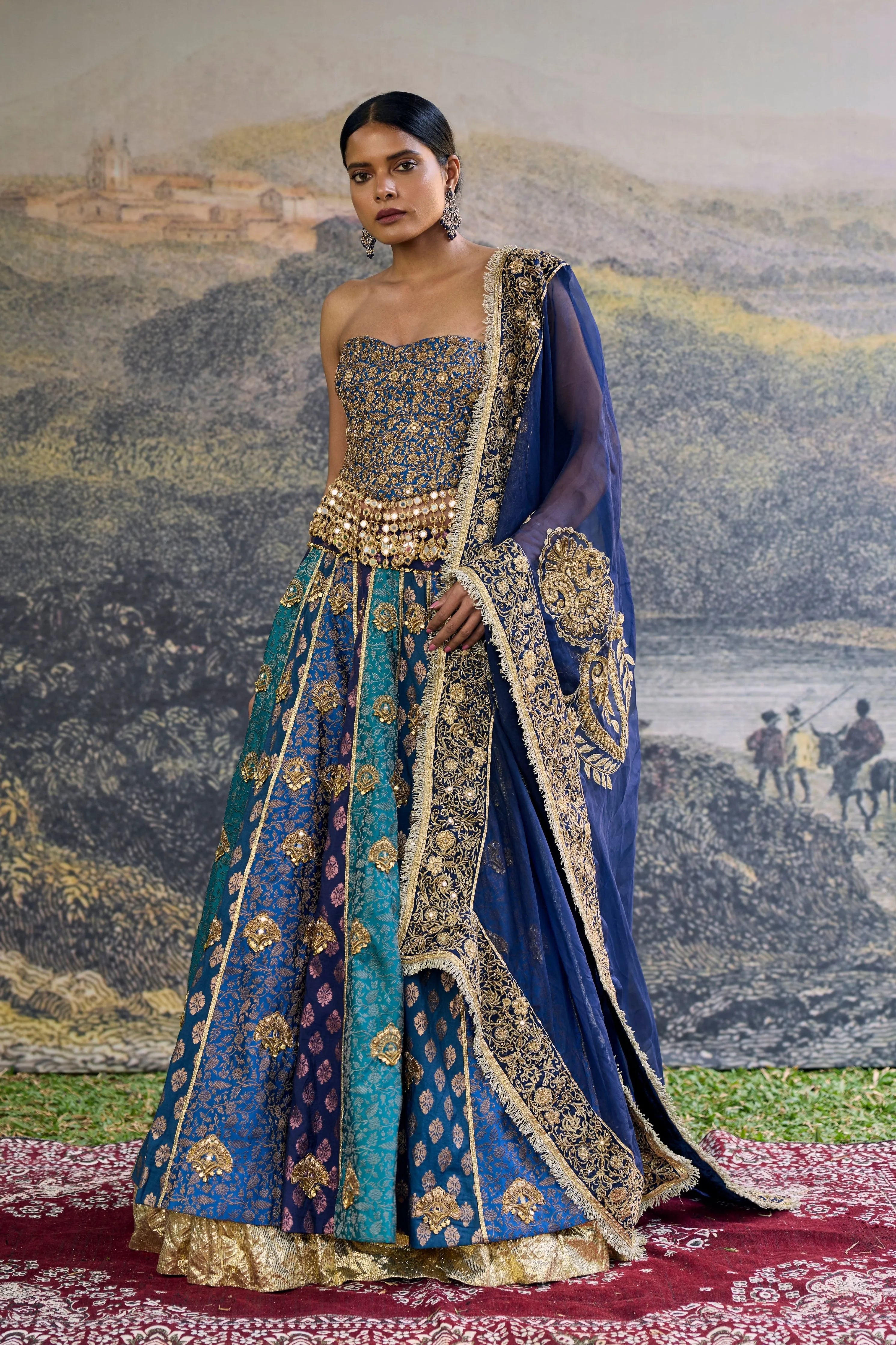 Neelratna Brocade Lehenga Set
