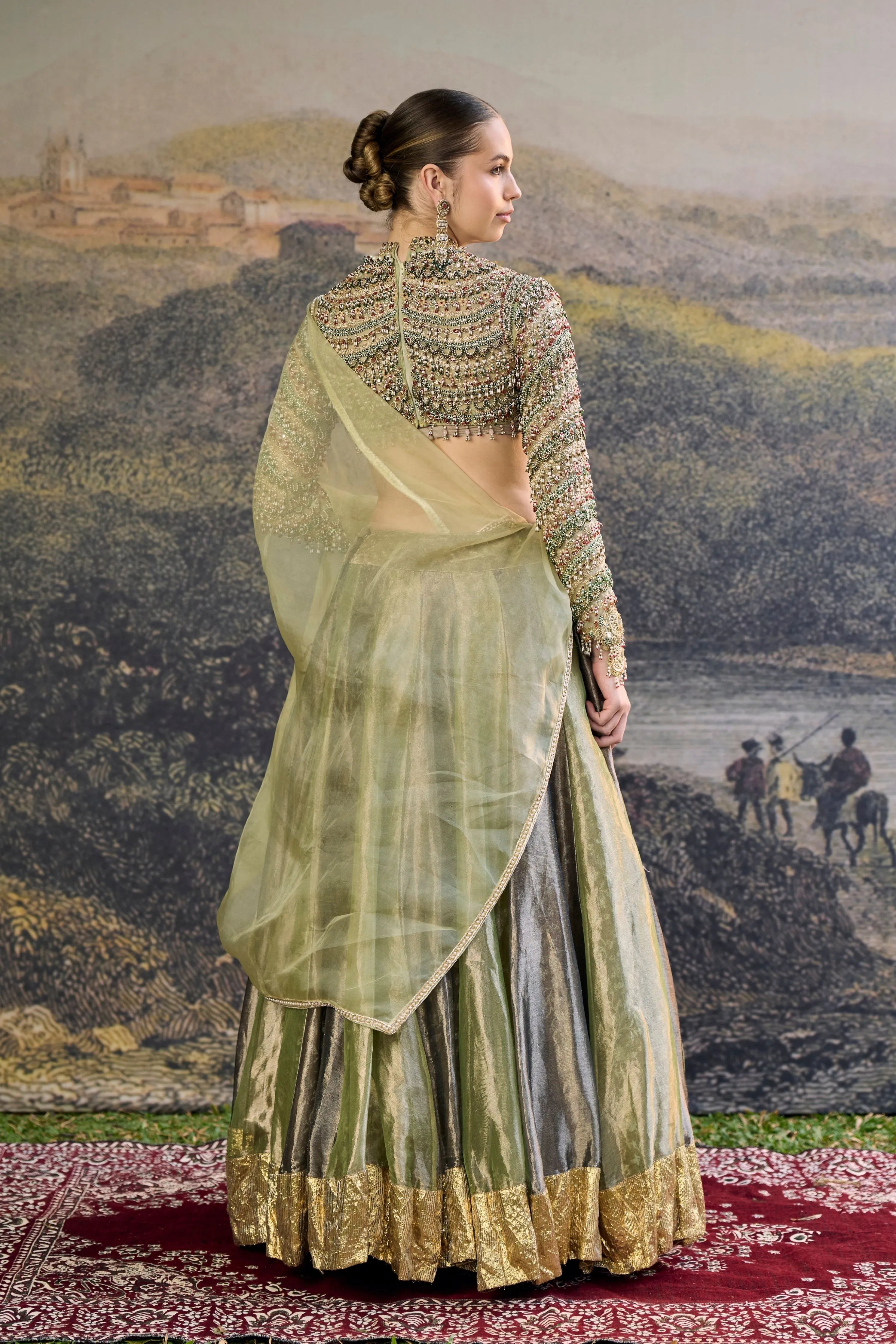 Zarreen Jadau Lehenga Set