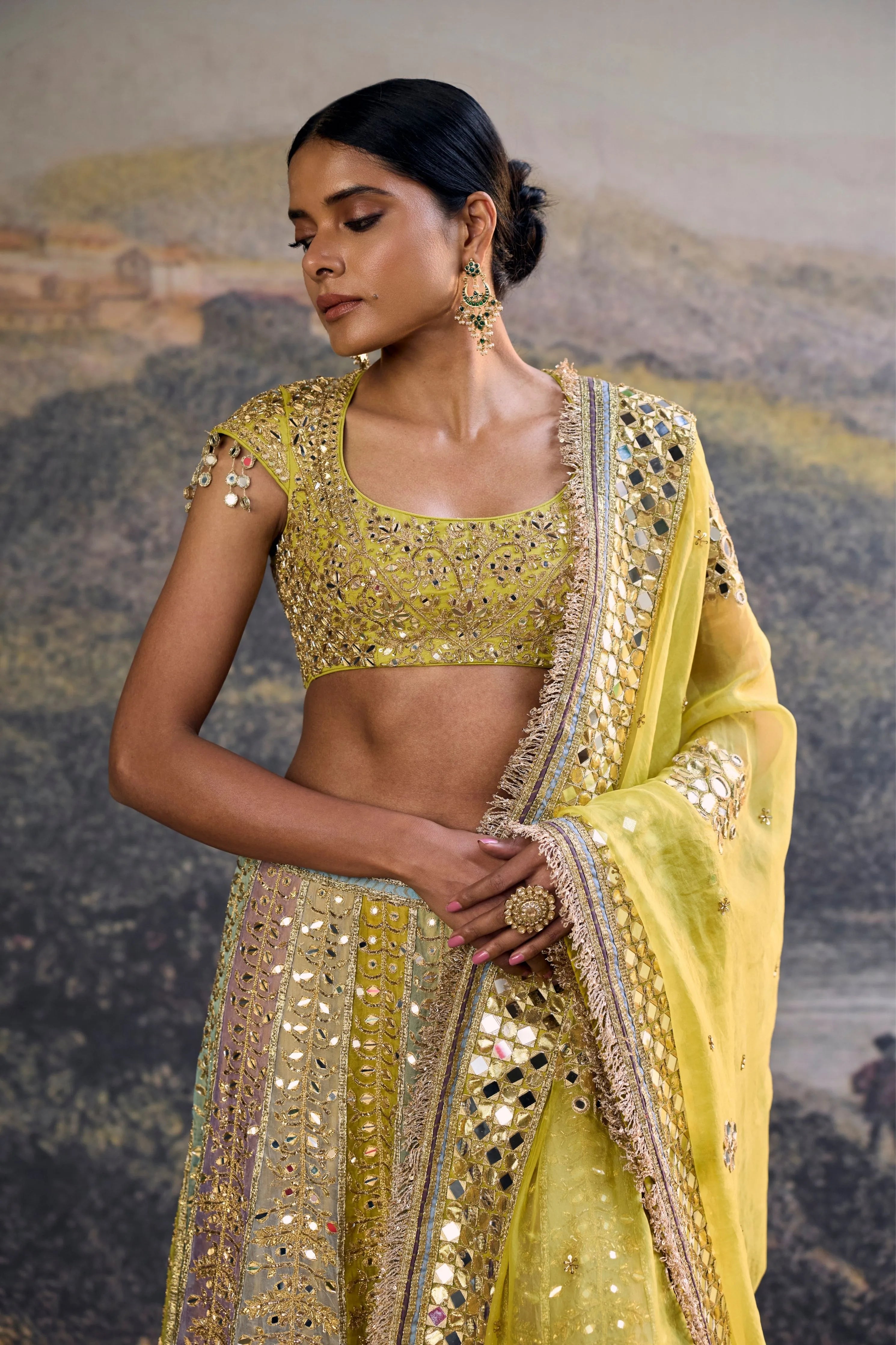 Rang Mahal Mirror Lehenga Set