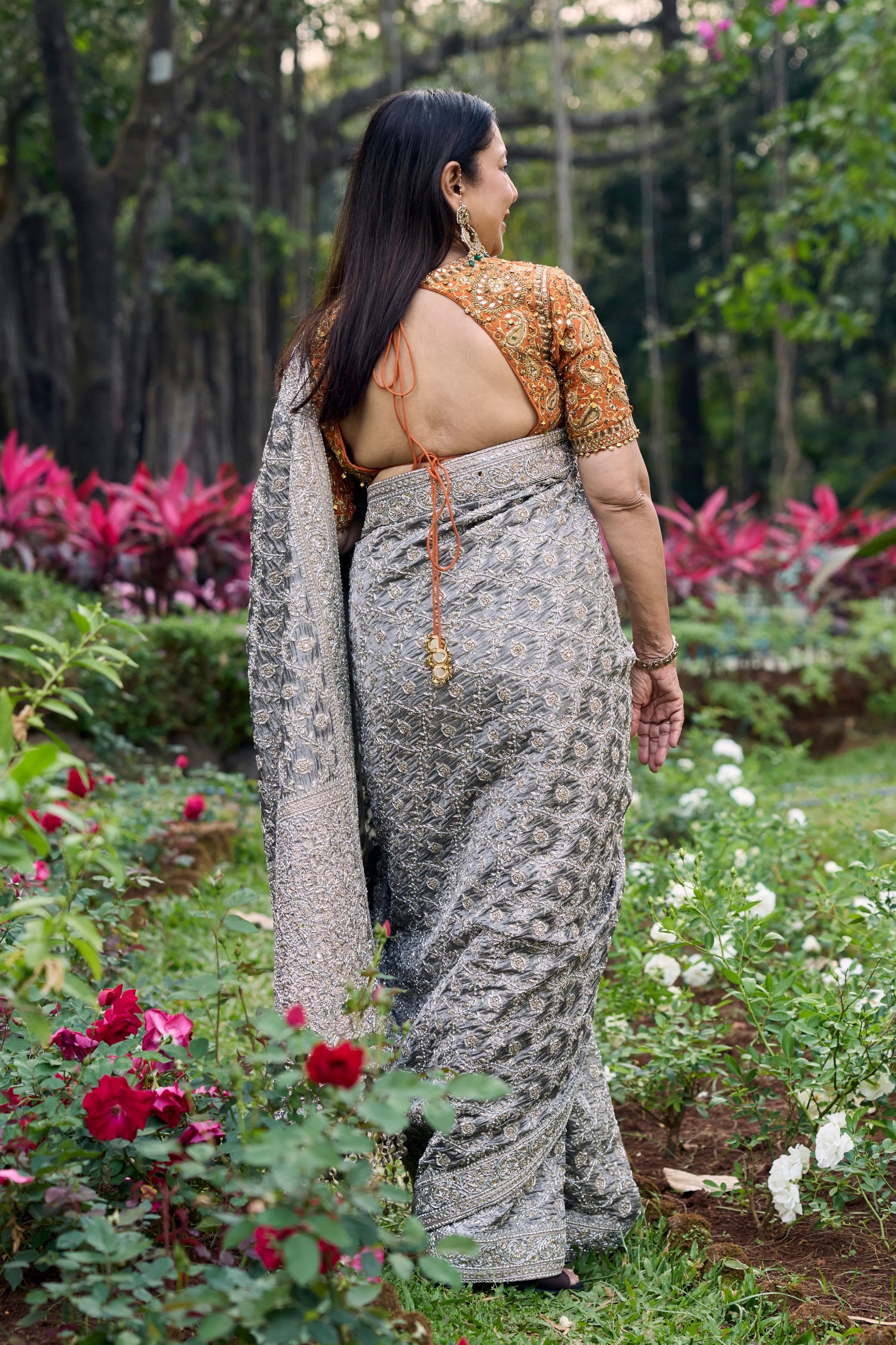 Chandi Rang Heritage Saree Set