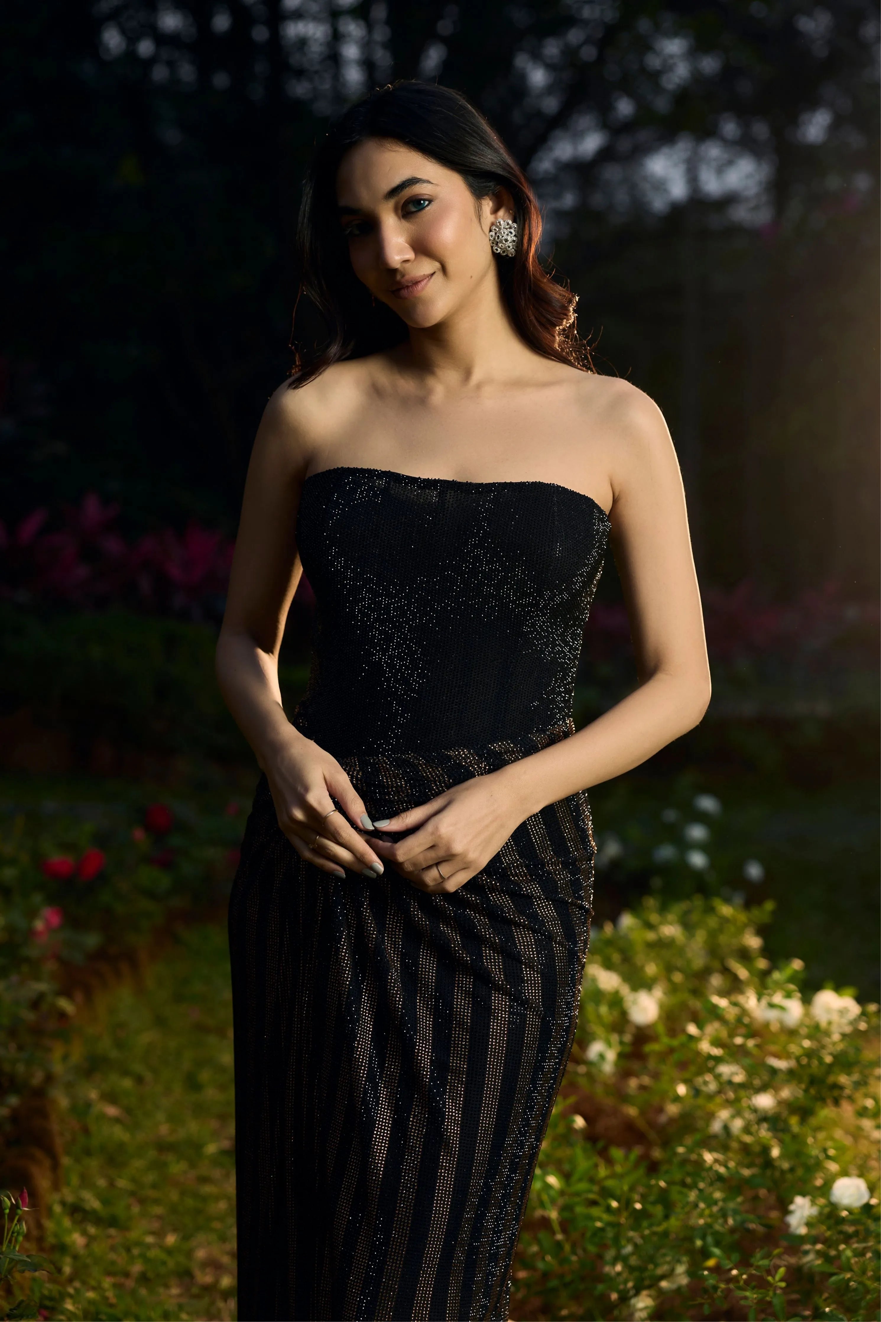 Shyamal Sona Crystal Gown