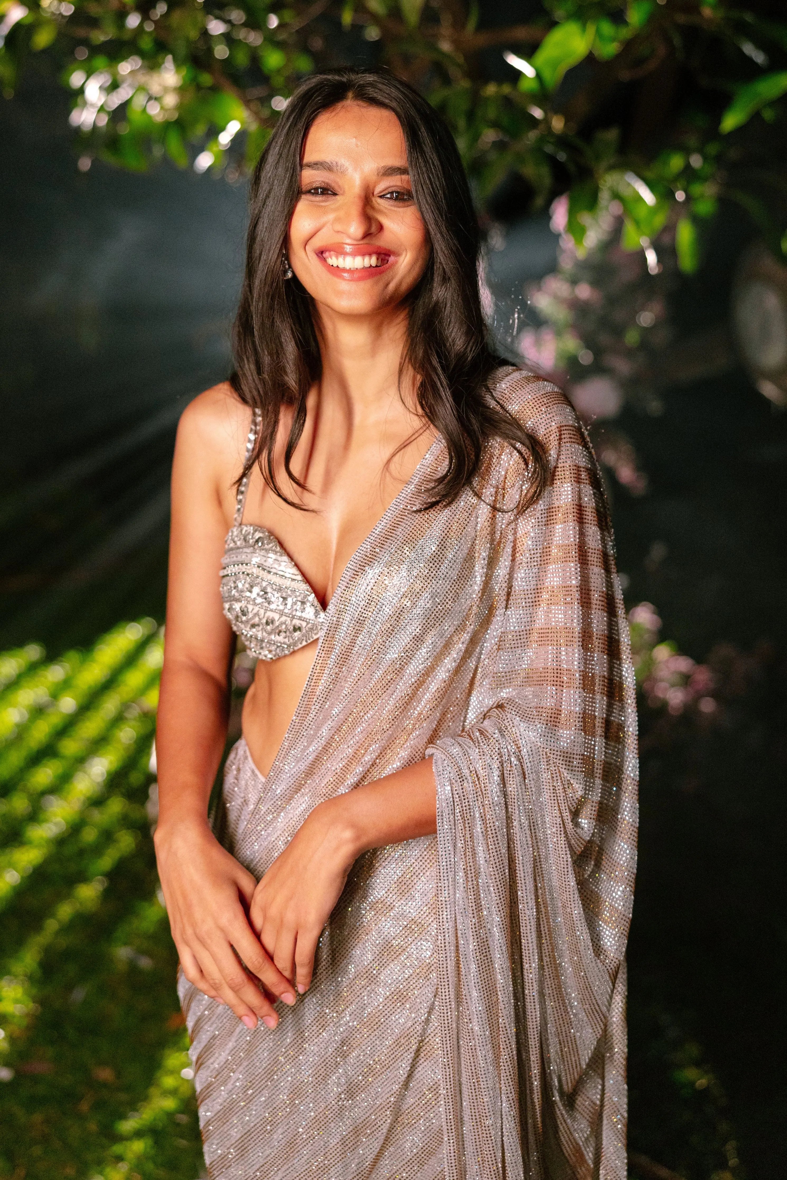 Celestial Stride Saree Set