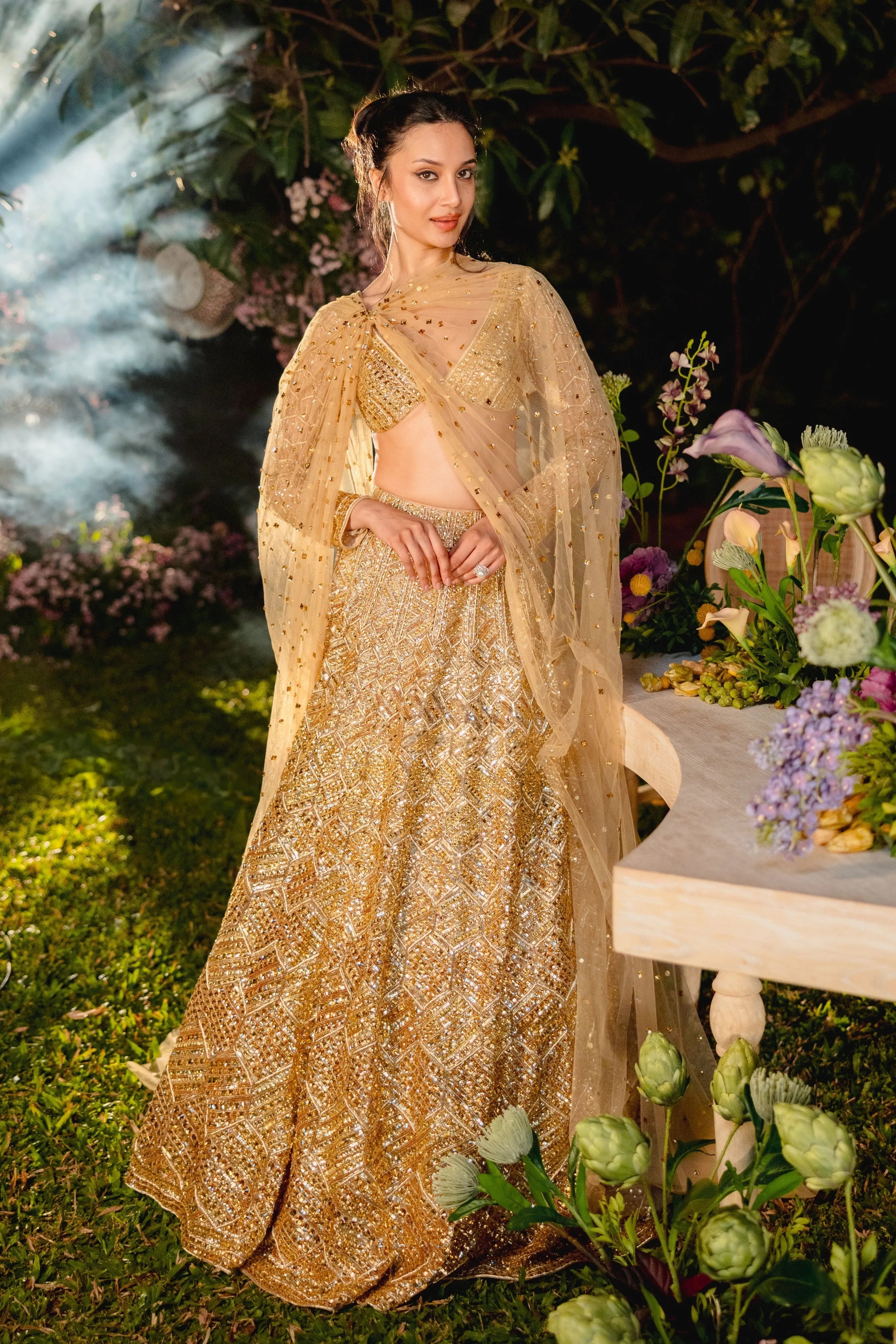 Golden Reverie Lehenga Set