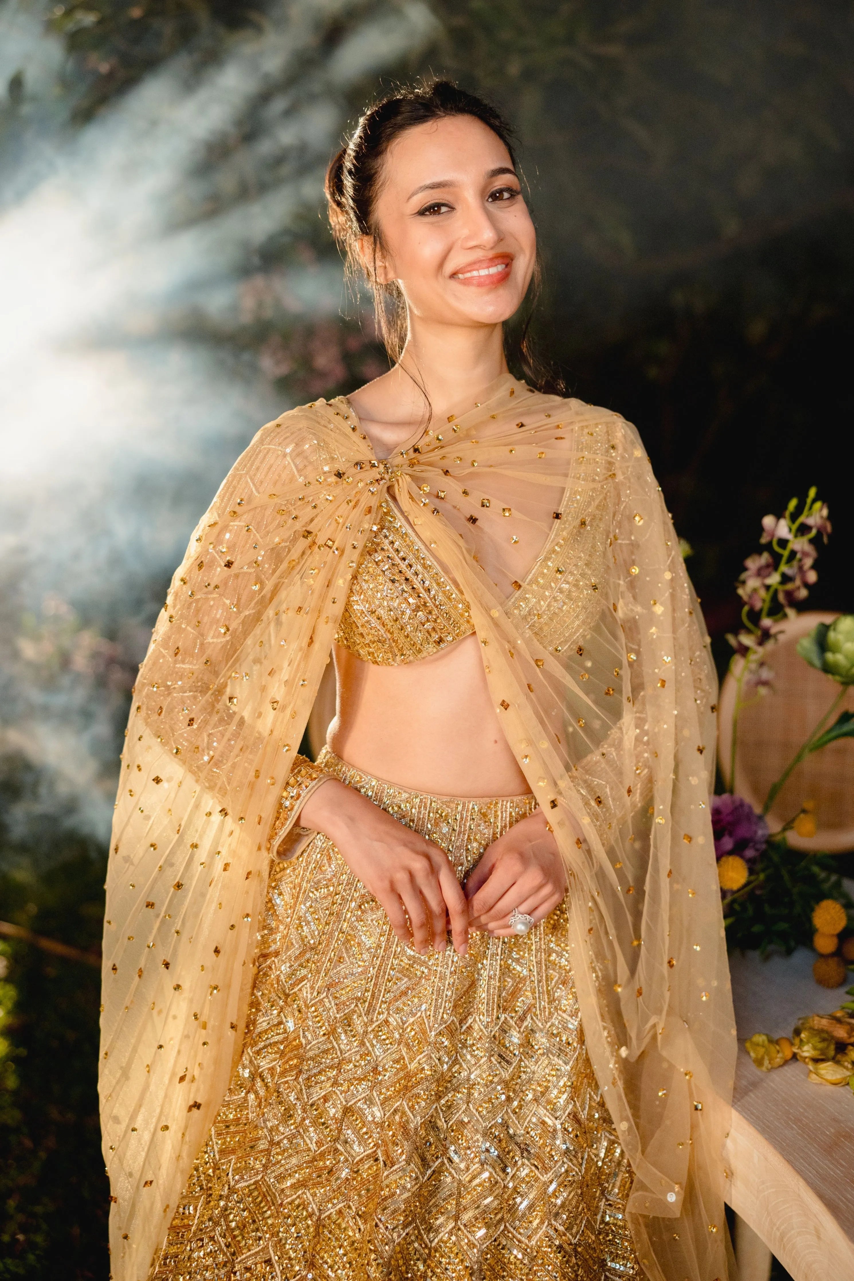 Golden Reverie Lehenga Set
