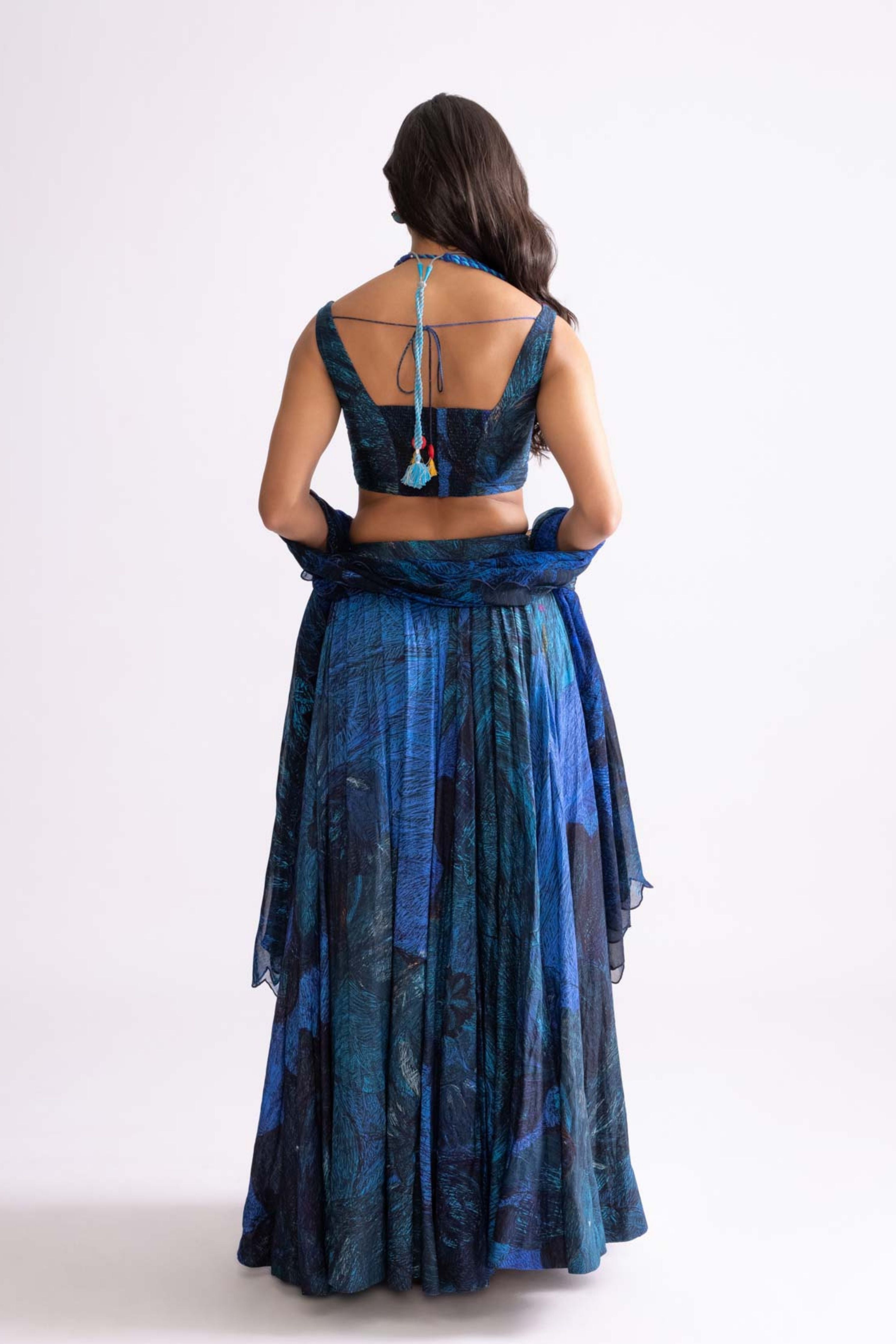 Blue Lehenga Set