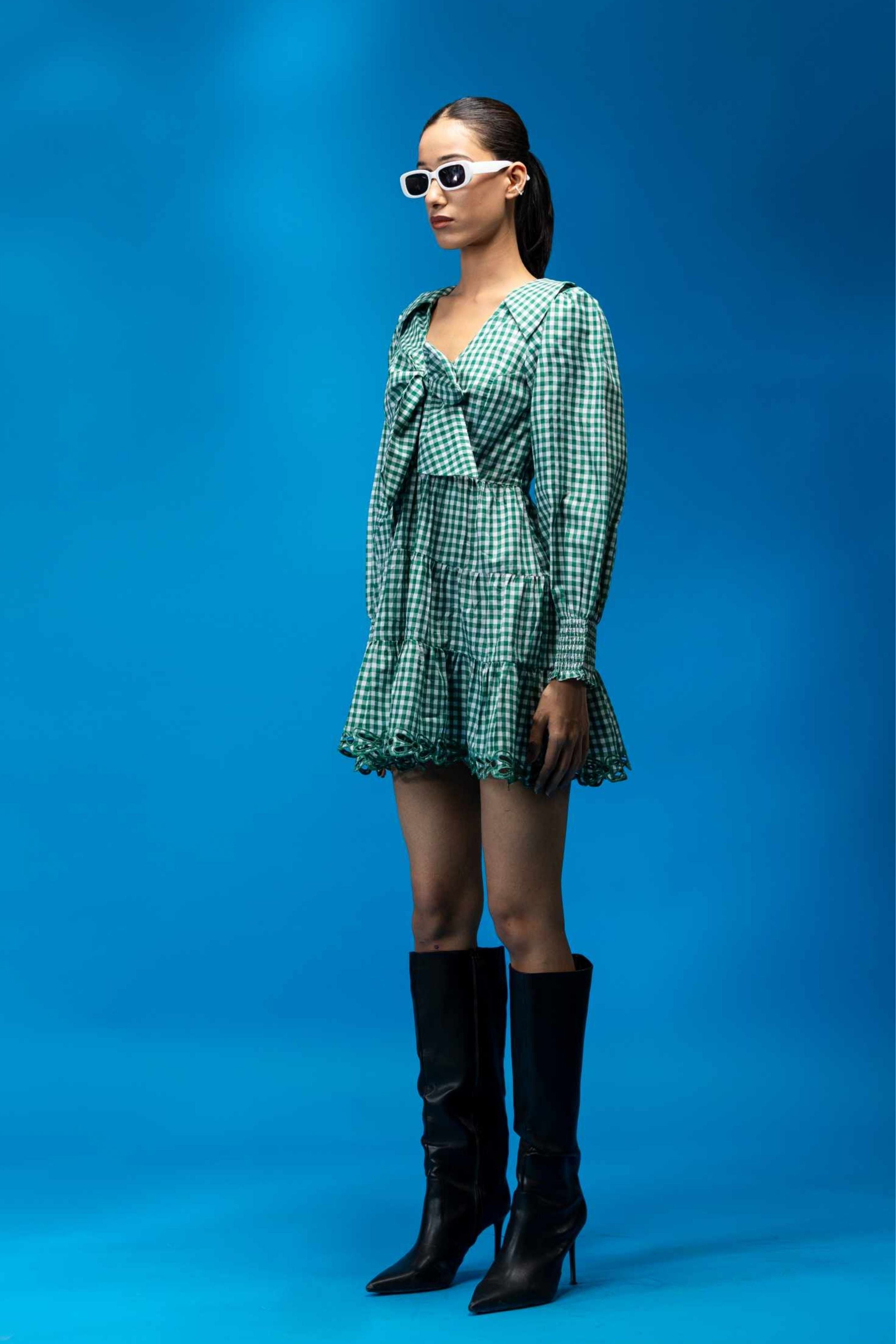 Wavelet Cutwork Dress