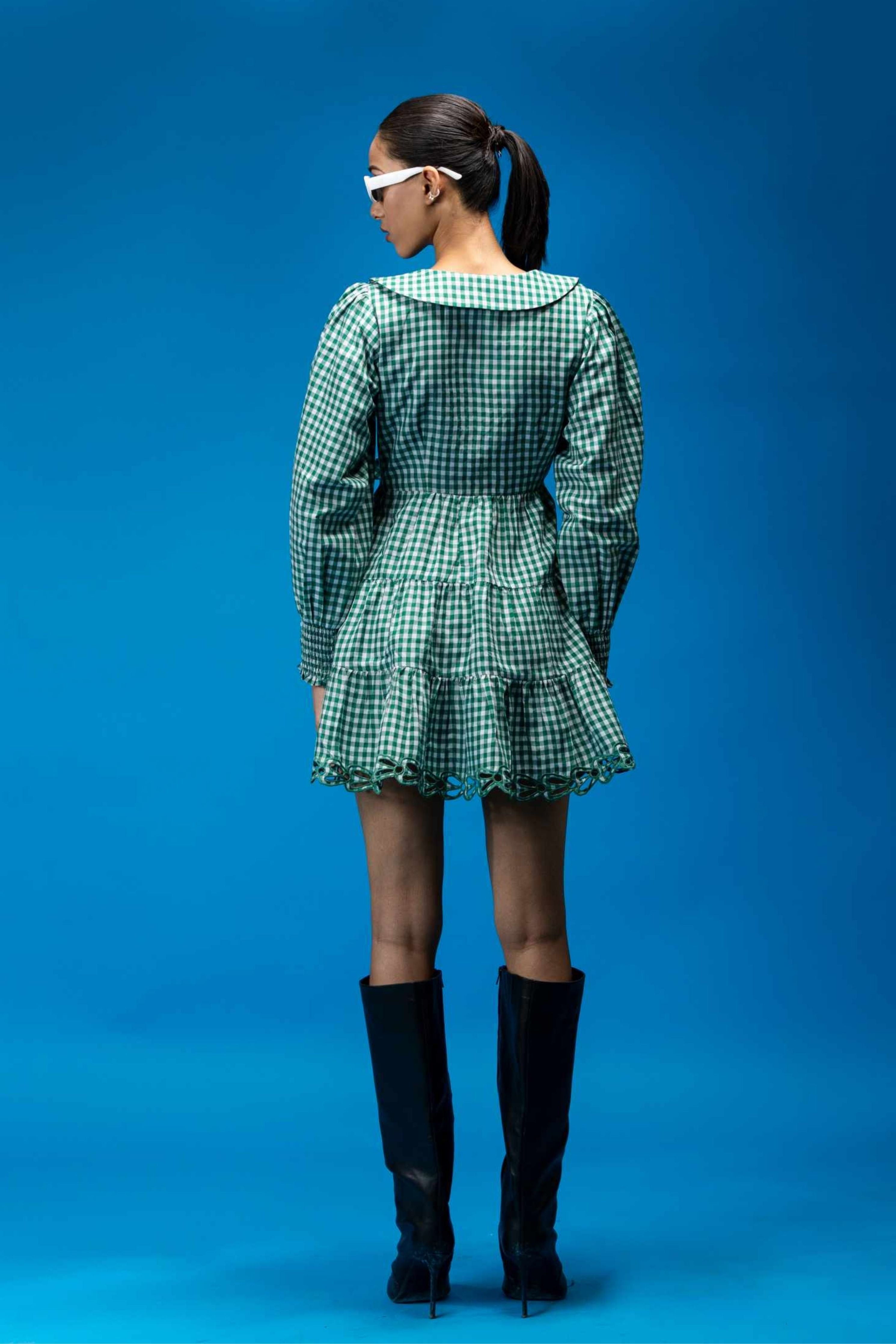 Wavelet Cutwork Dress