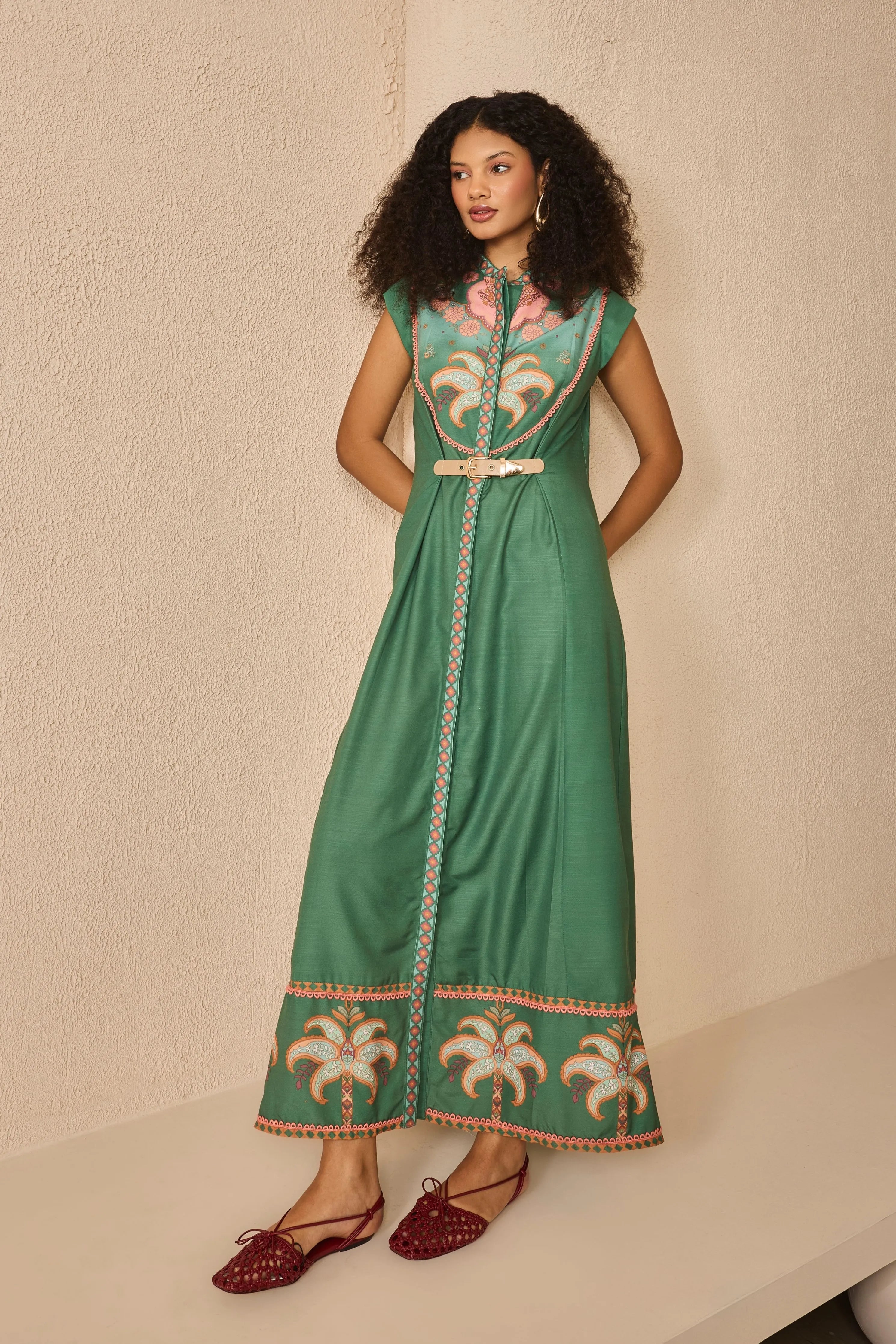 Palma Green Dress