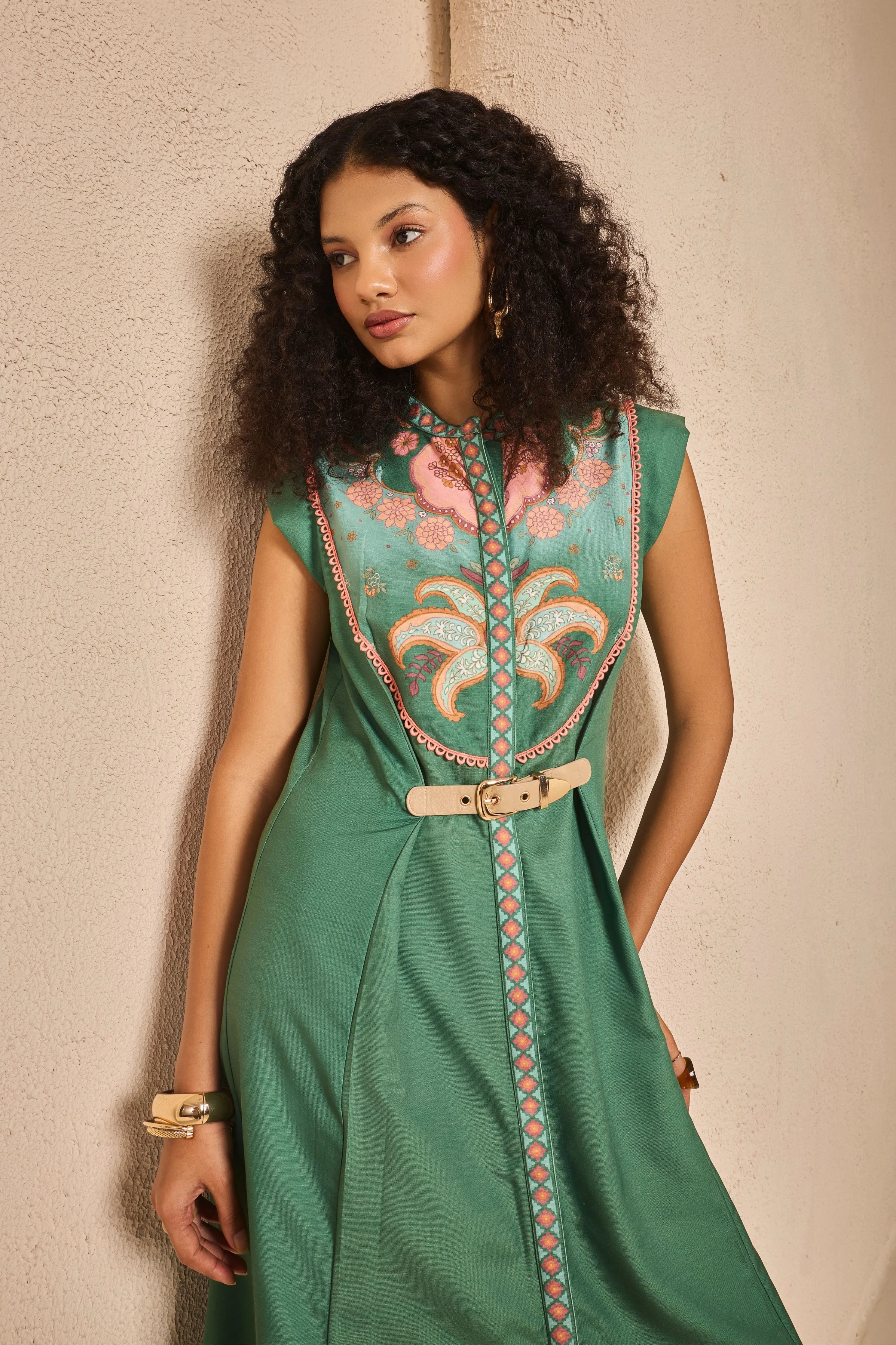 Palma Green Dress