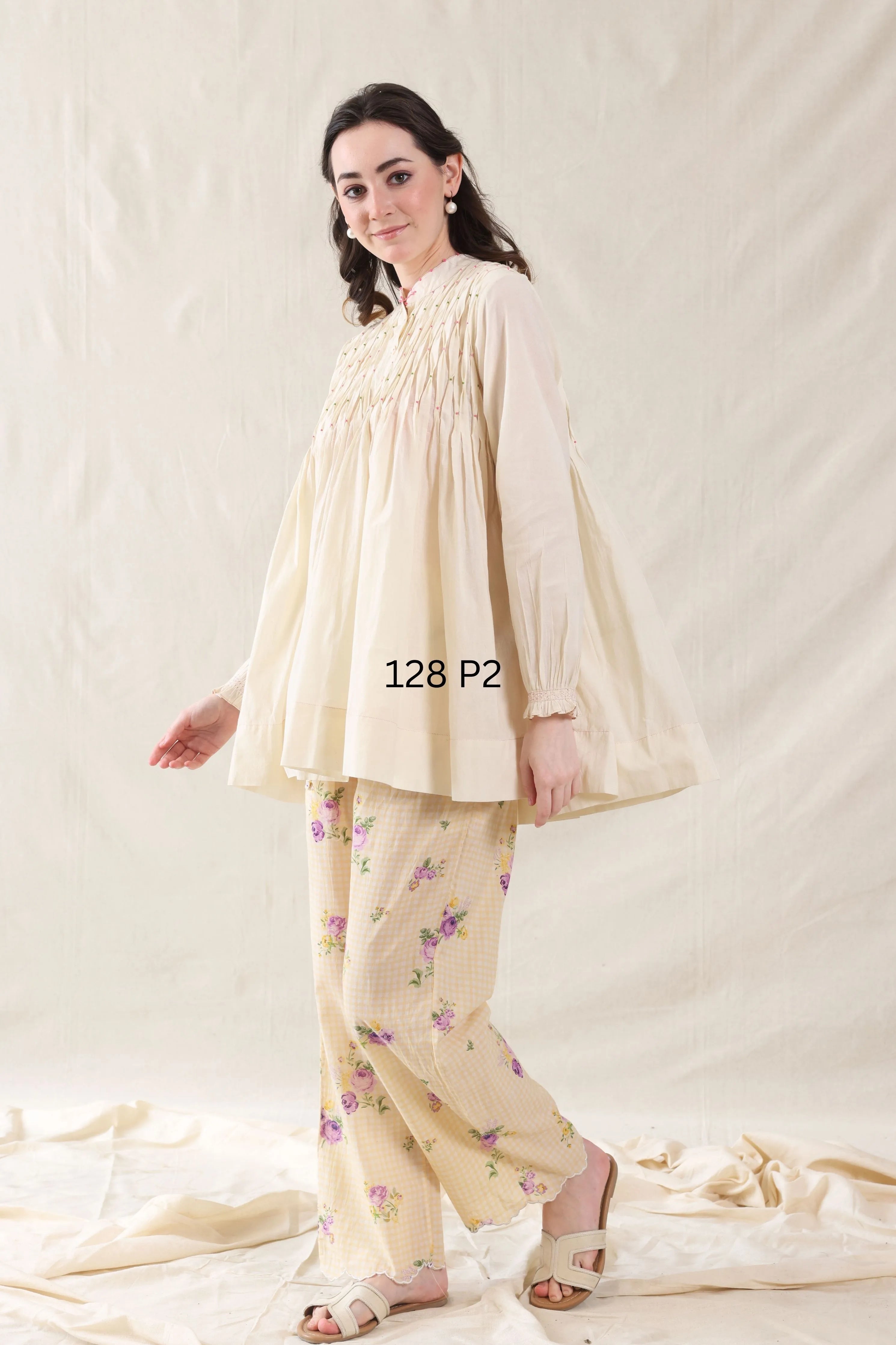 Hand Woven Cotton Silk Top