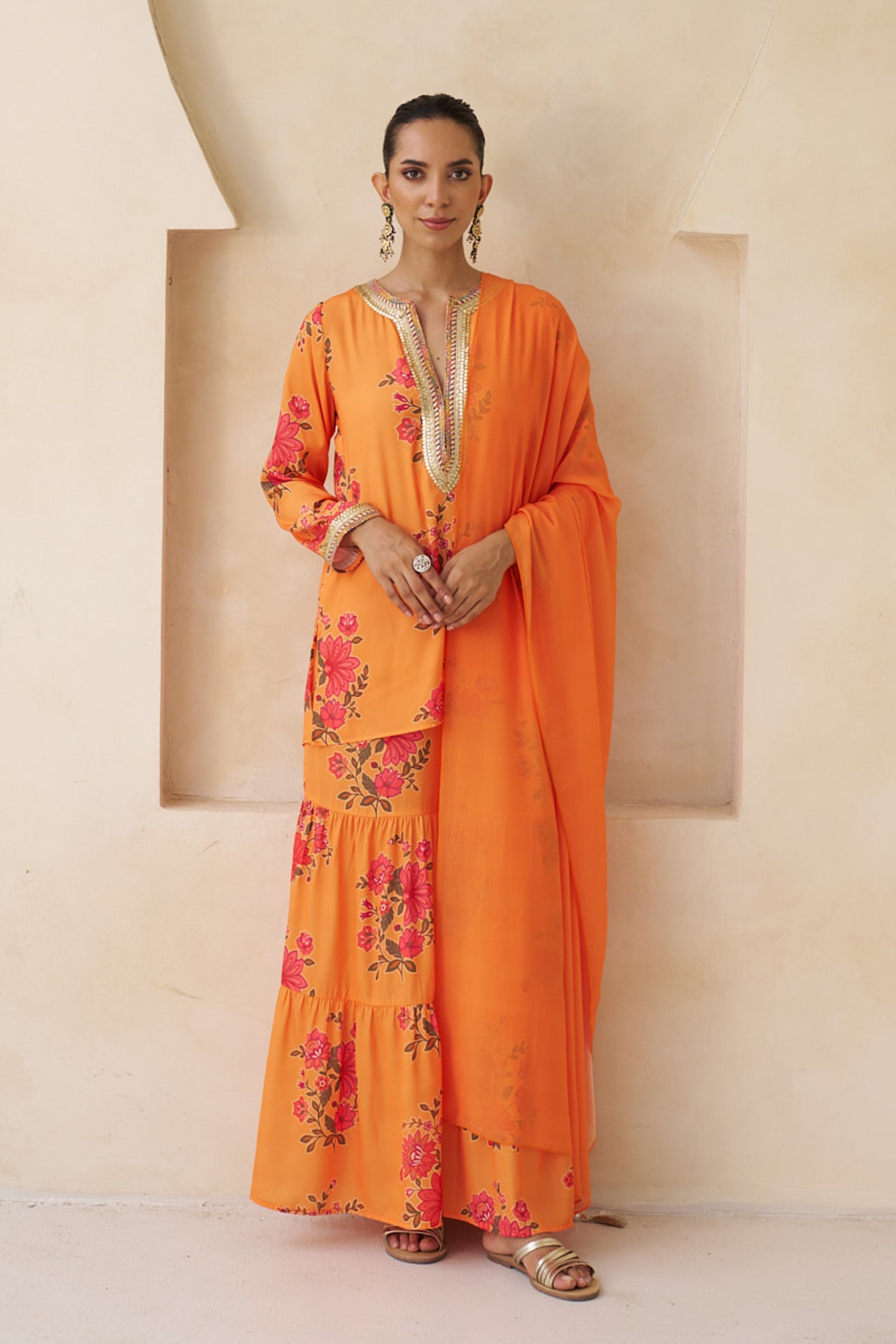 Tapti Sharara Set with Dupatta