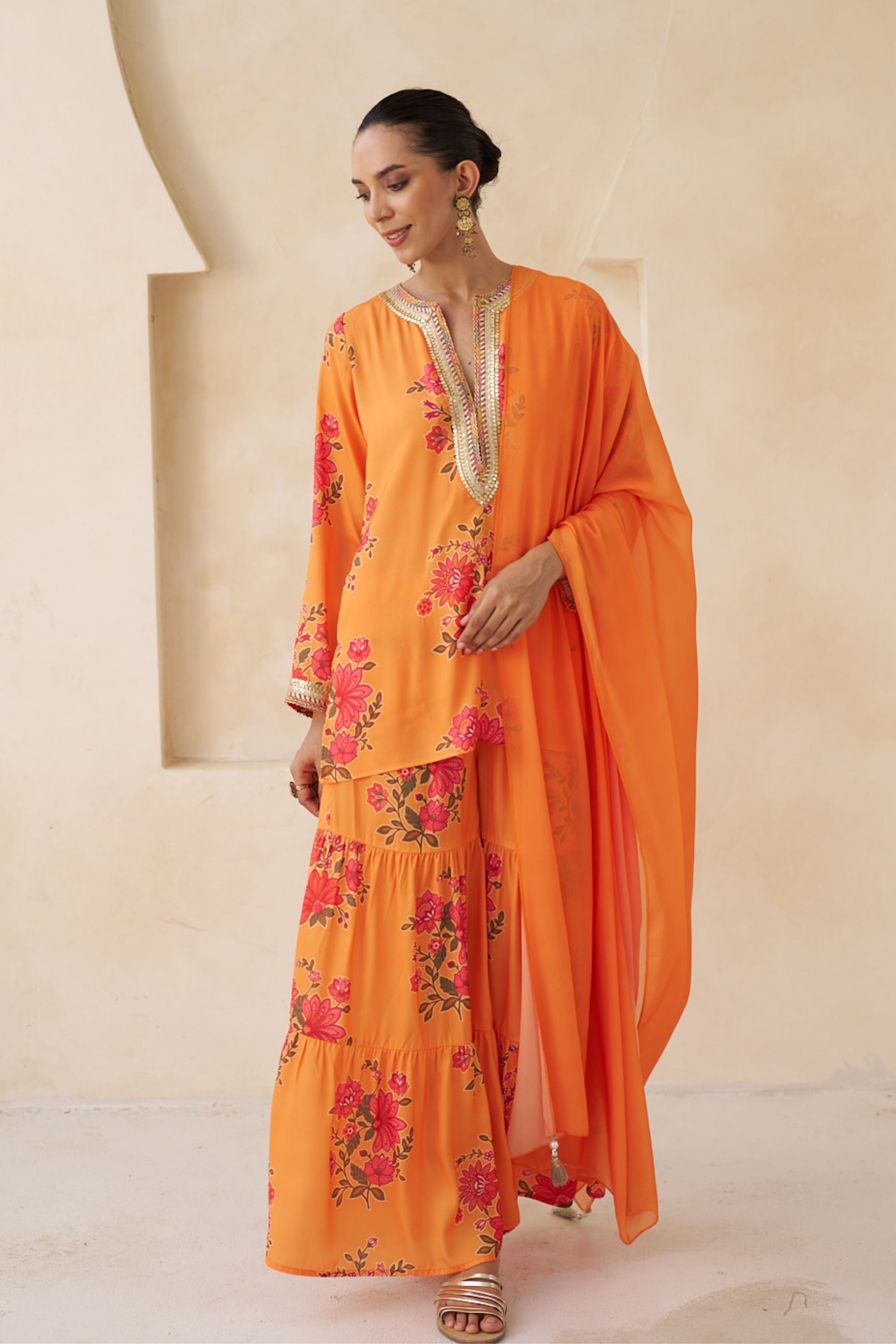 Tapti Sharara Set with Dupatta