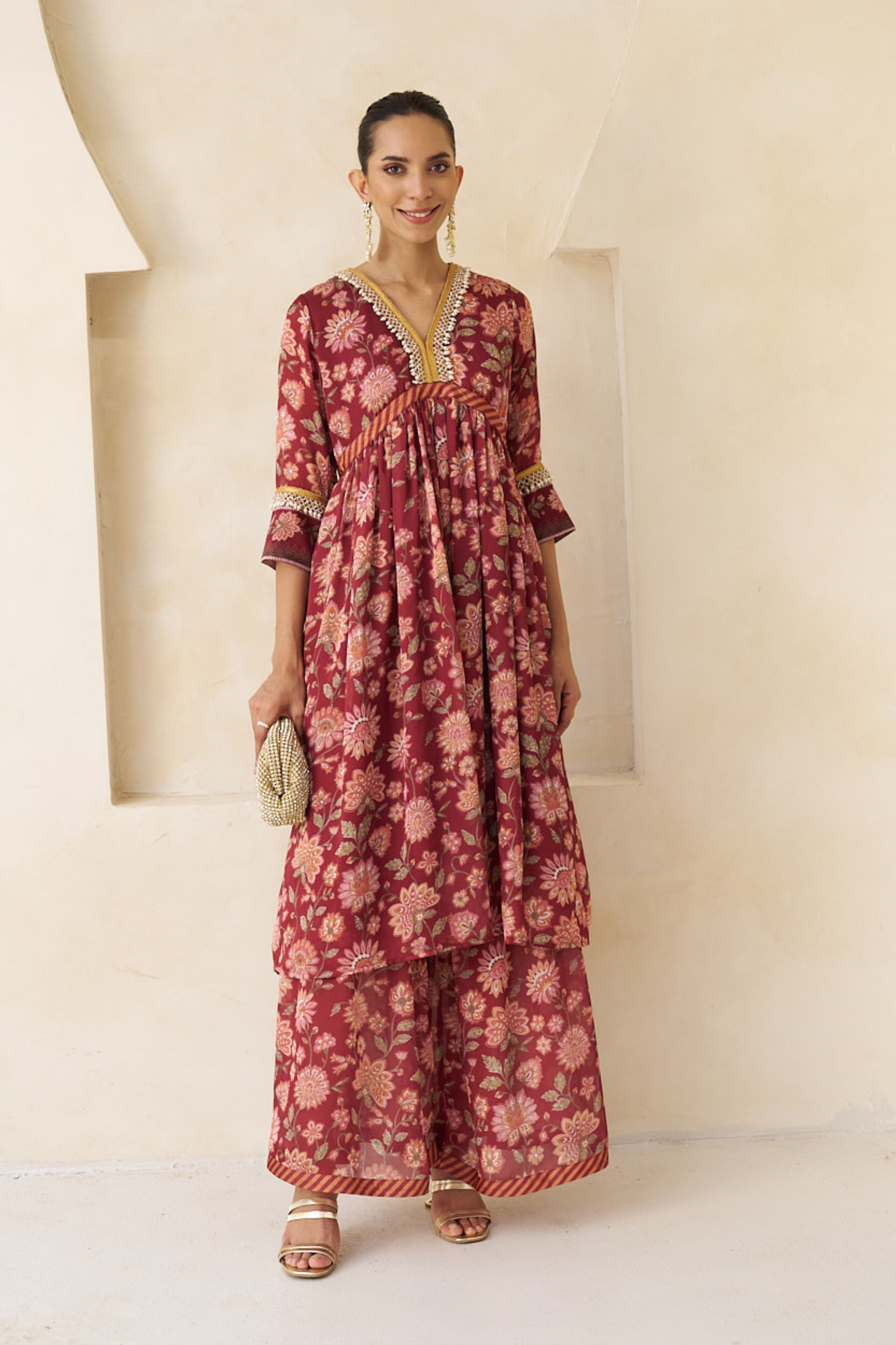 Laya Sharara Set With Dupatta