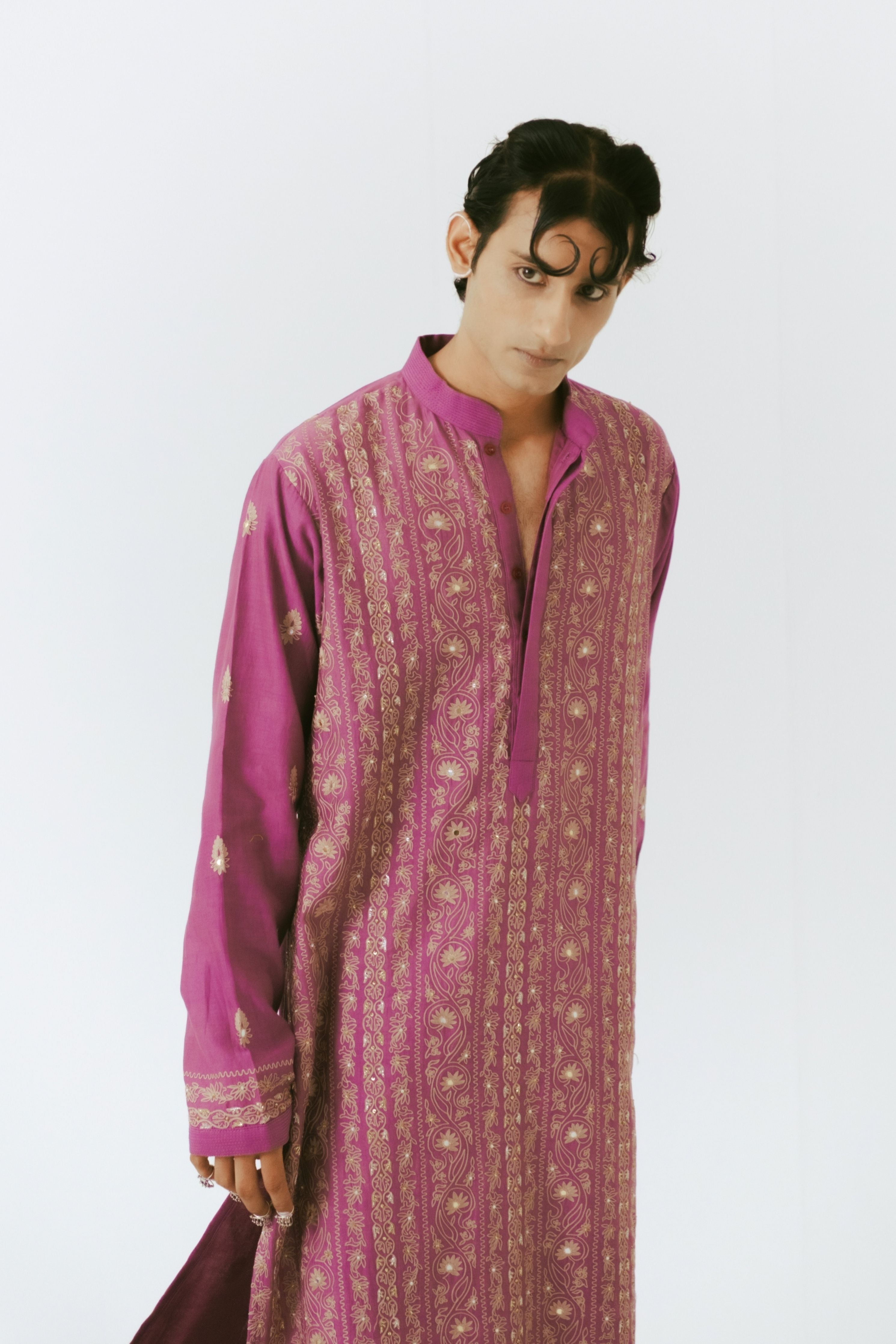 Grape Bold Kurta Set