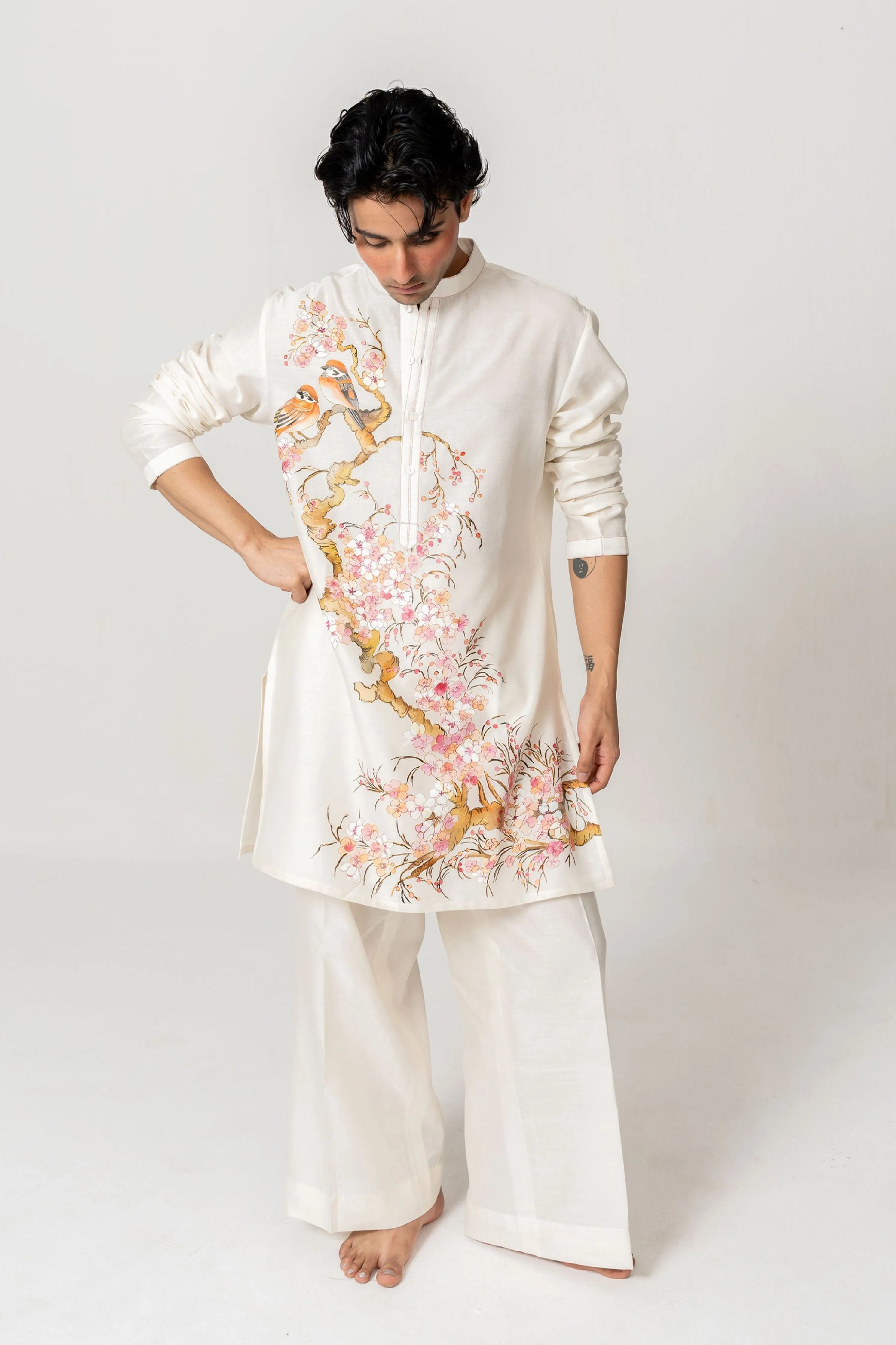 The Blossom Birds Kurta Set