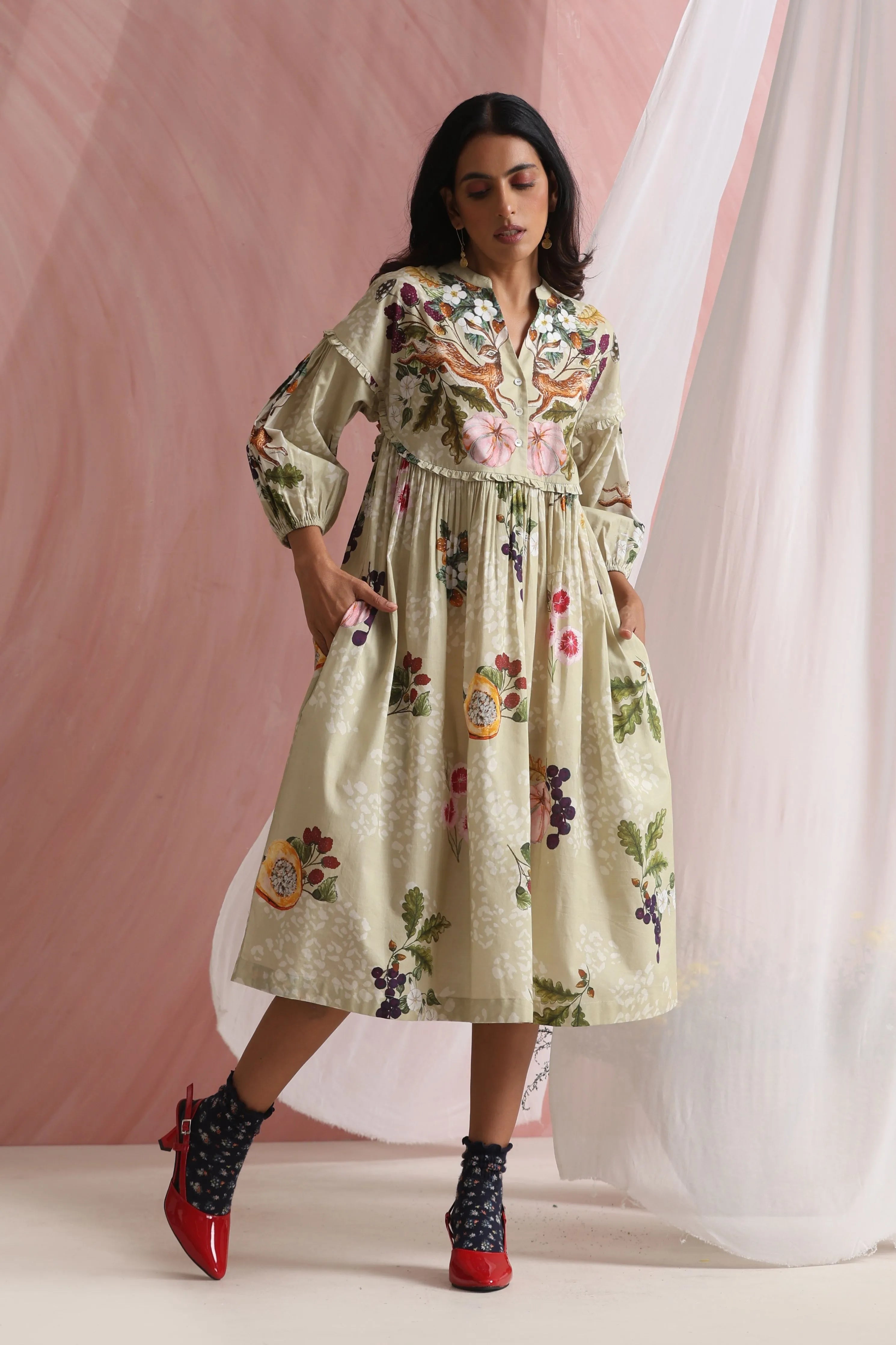 Everlin Yoke Dress