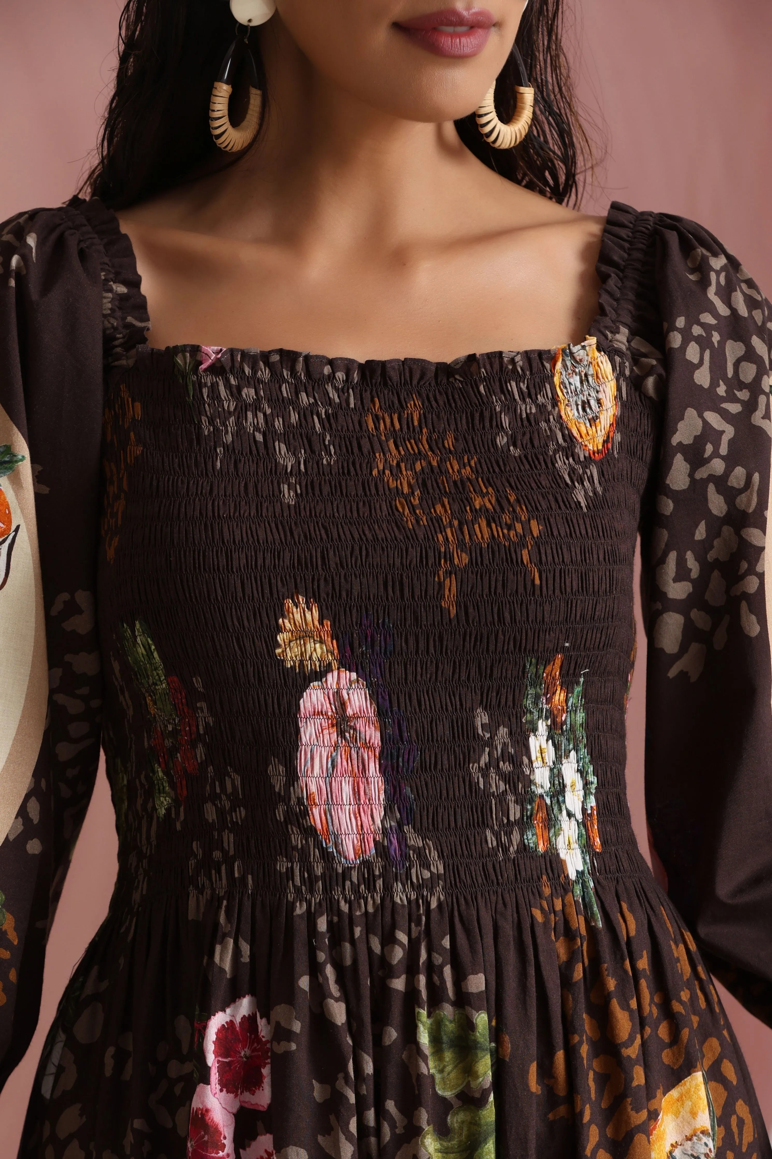 Faunelle Smock Dress