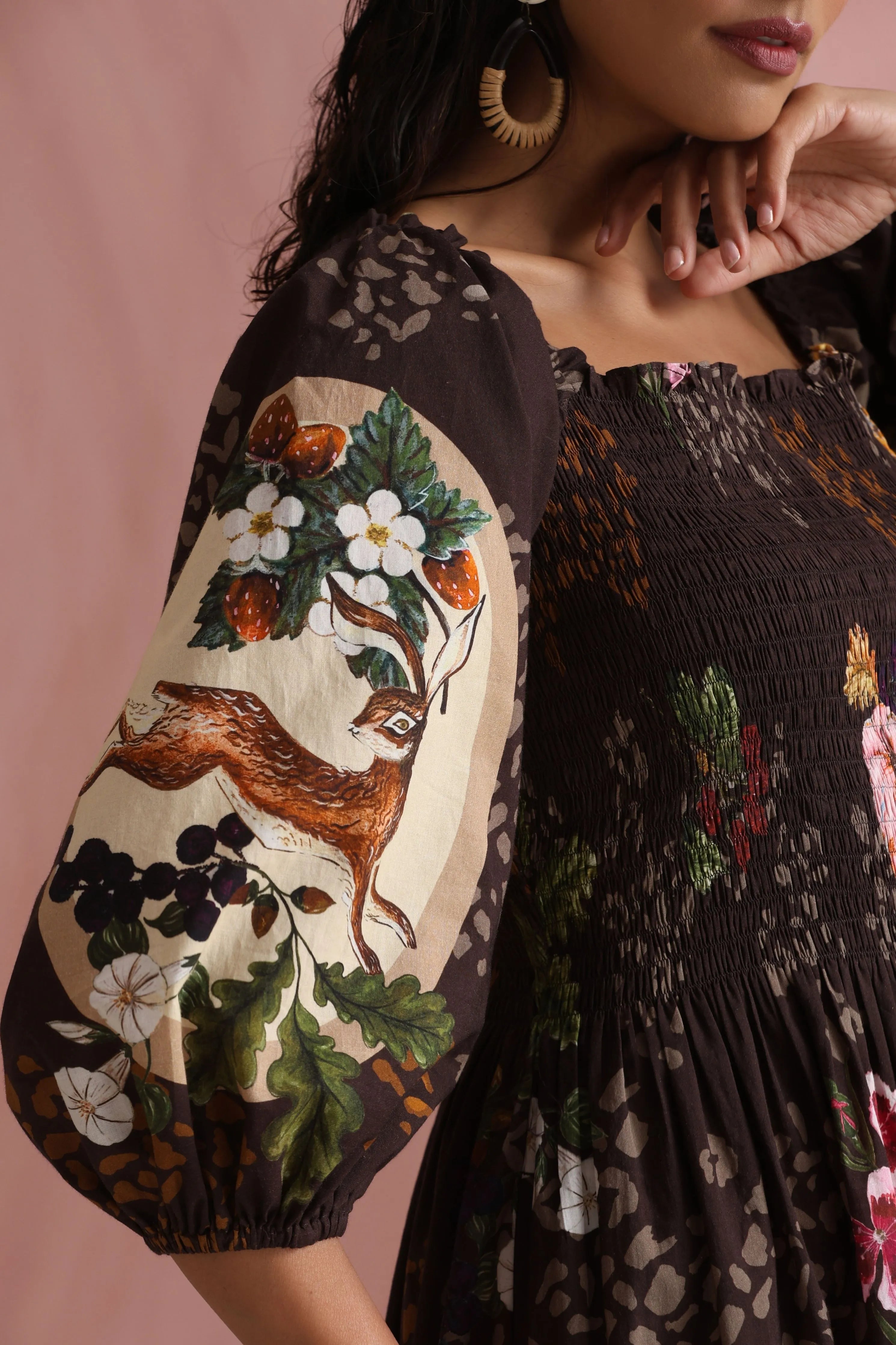 Faunelle Smock Dress