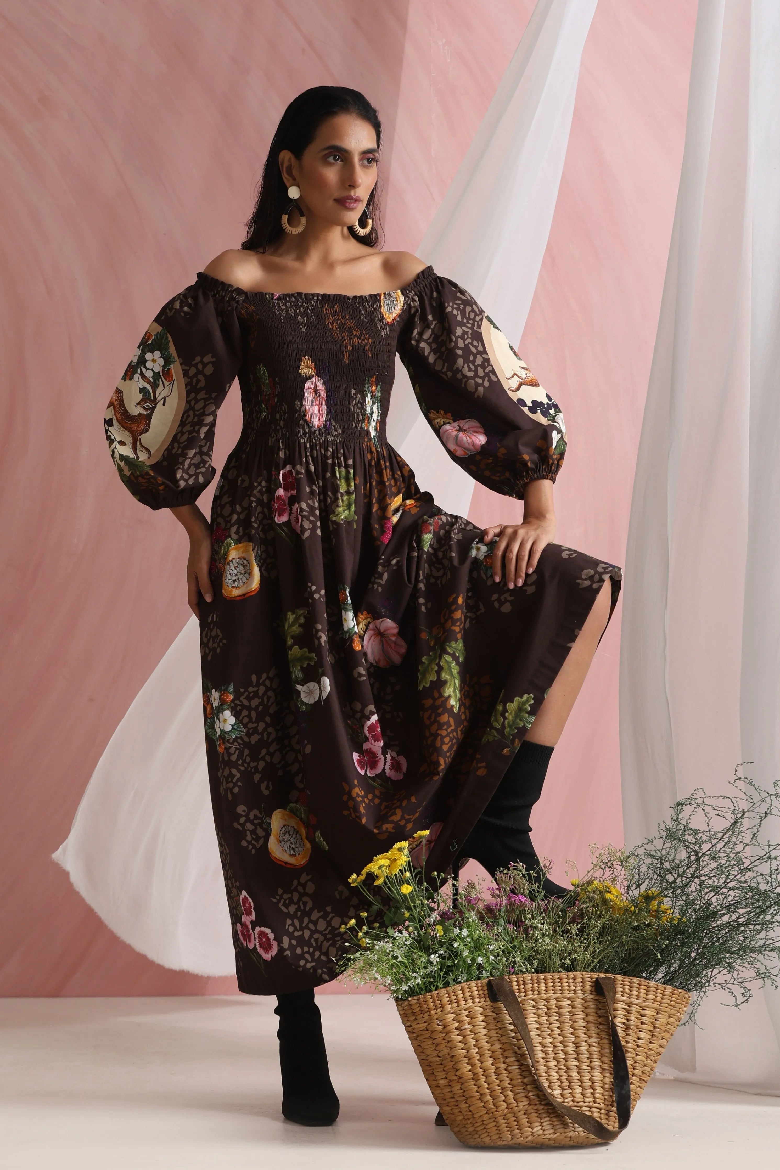 Faunelle Smock Dress