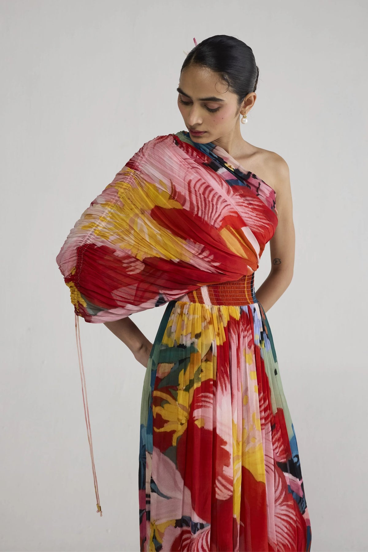 Obu One Shoulder Dress